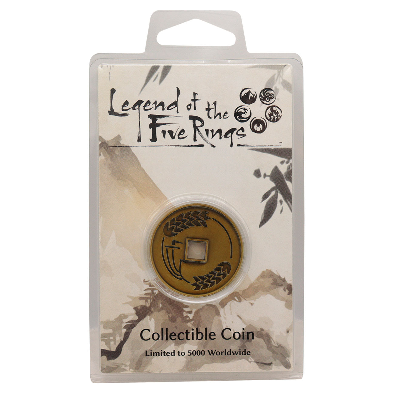 Legend of the Five Rings collectible metal Koku coin from Fanattik