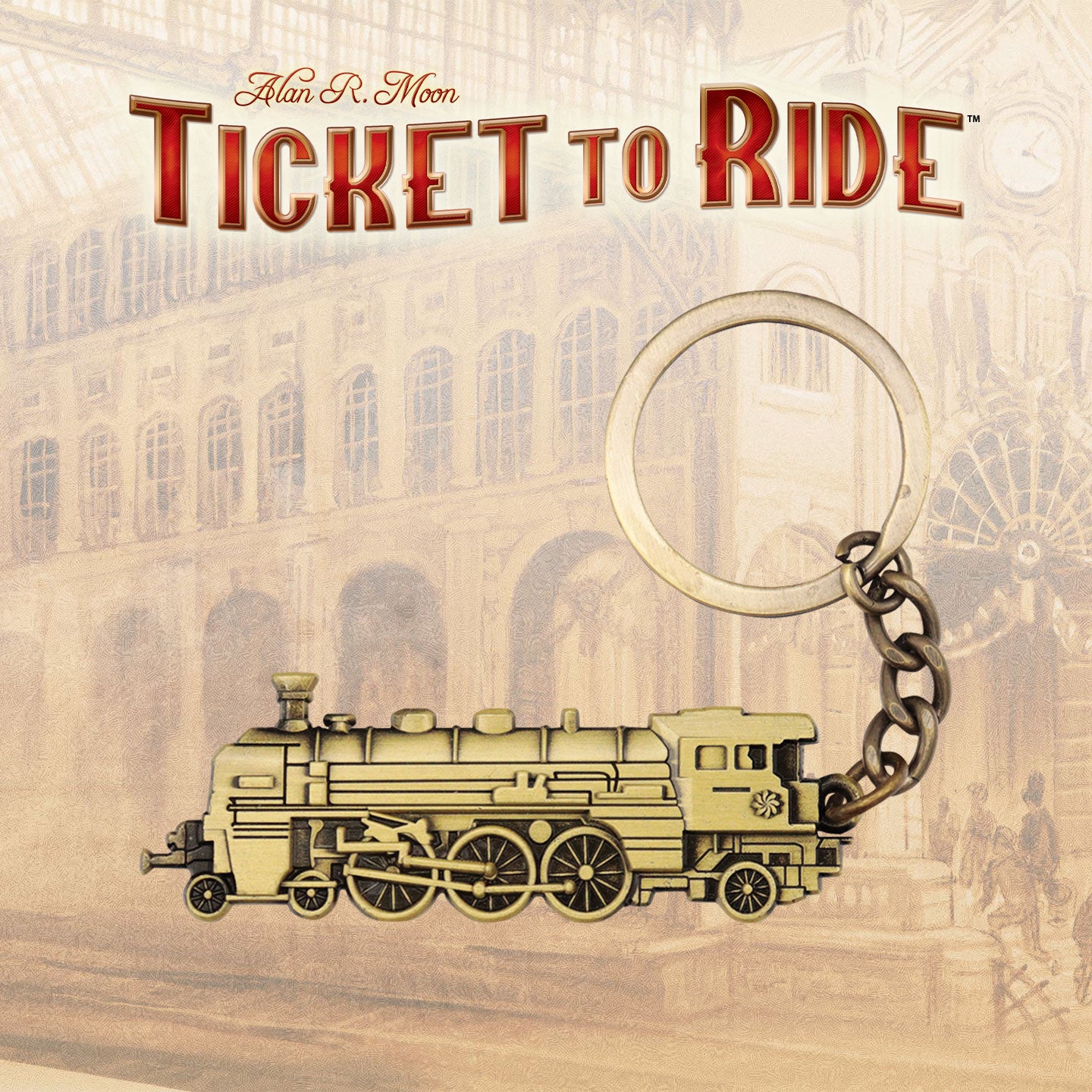 Ticket to Ride Limited Edition Key Ring
