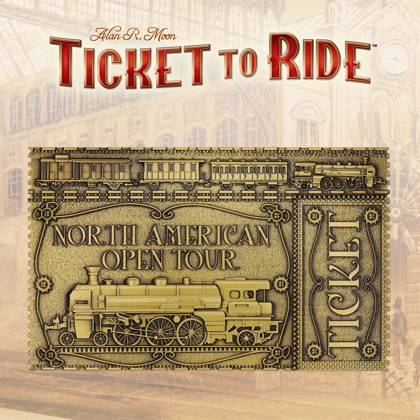 Ticket to Ride North American Open Tour Train Ticket from Fanattik