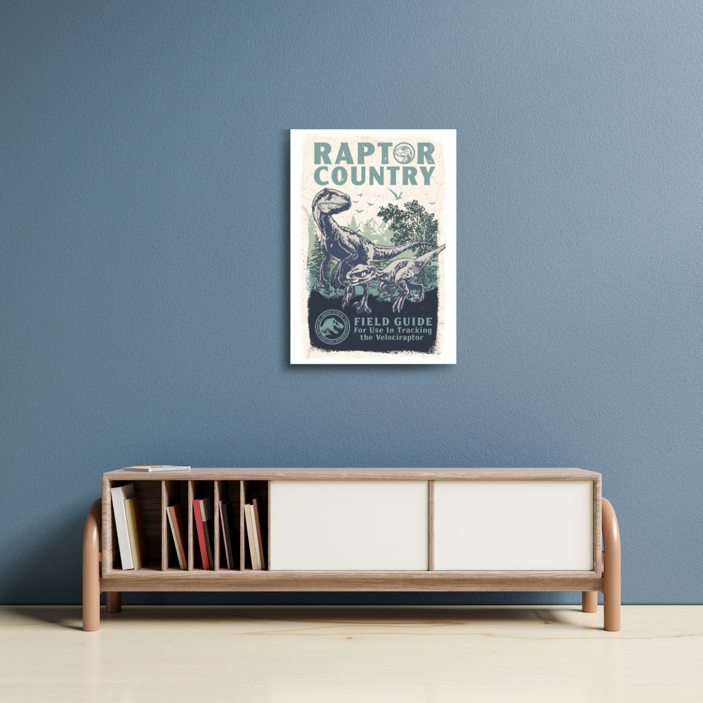 Jurassic World Raptor Country Limited Edition A3 Art Print