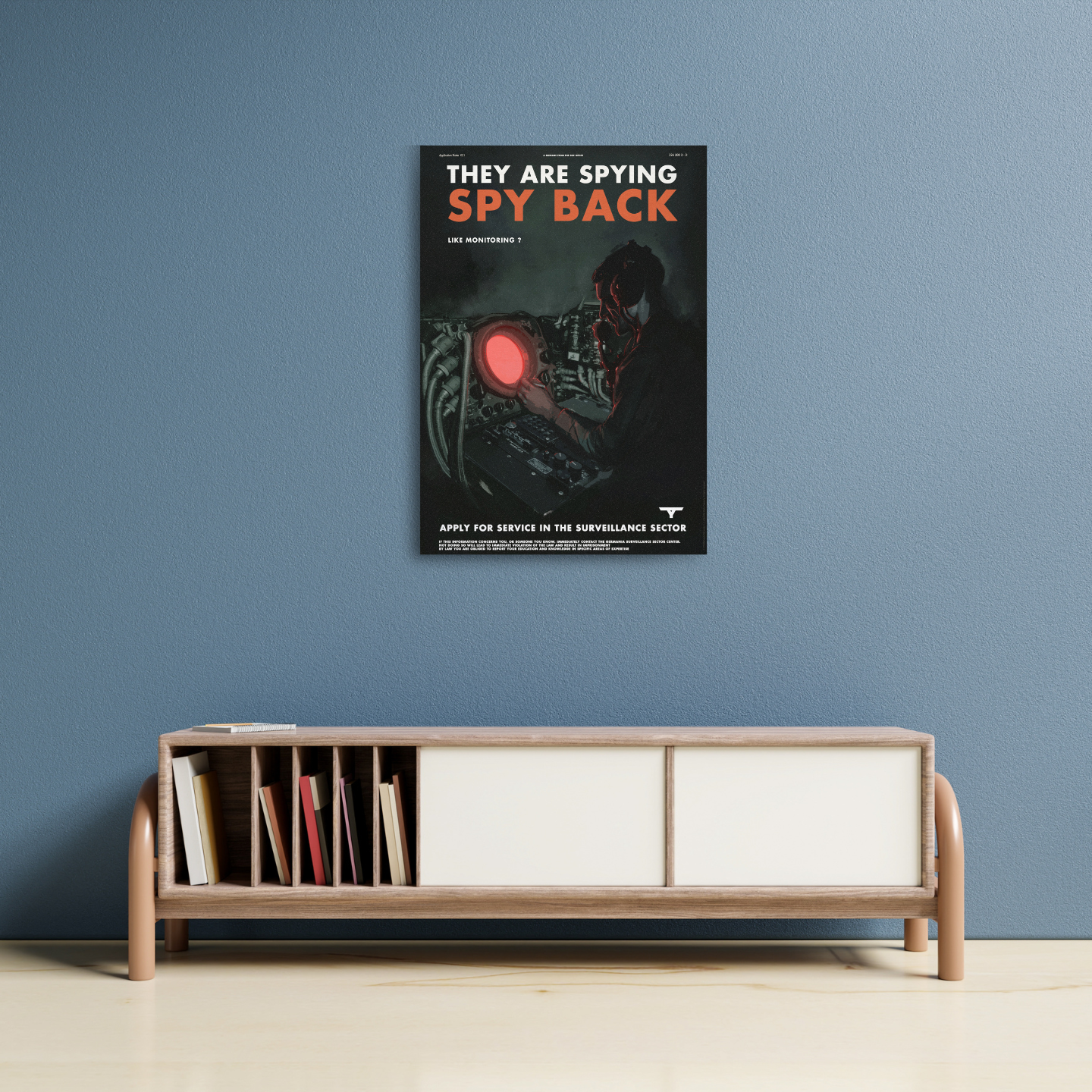 Wolfenstein Spy Back Limited Edition A3 Art Print