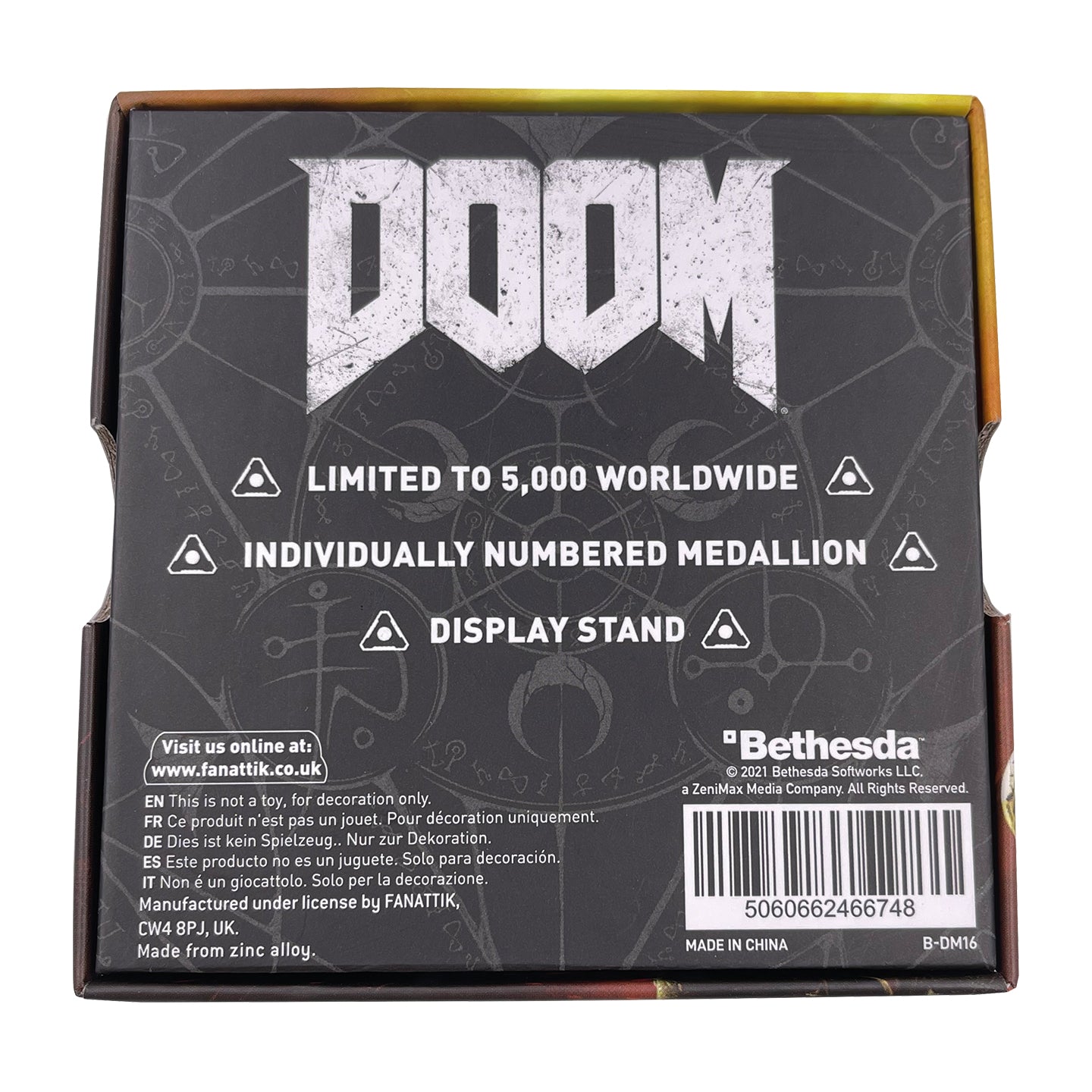 DOOM Limited Edition Baron of Hell Medallion