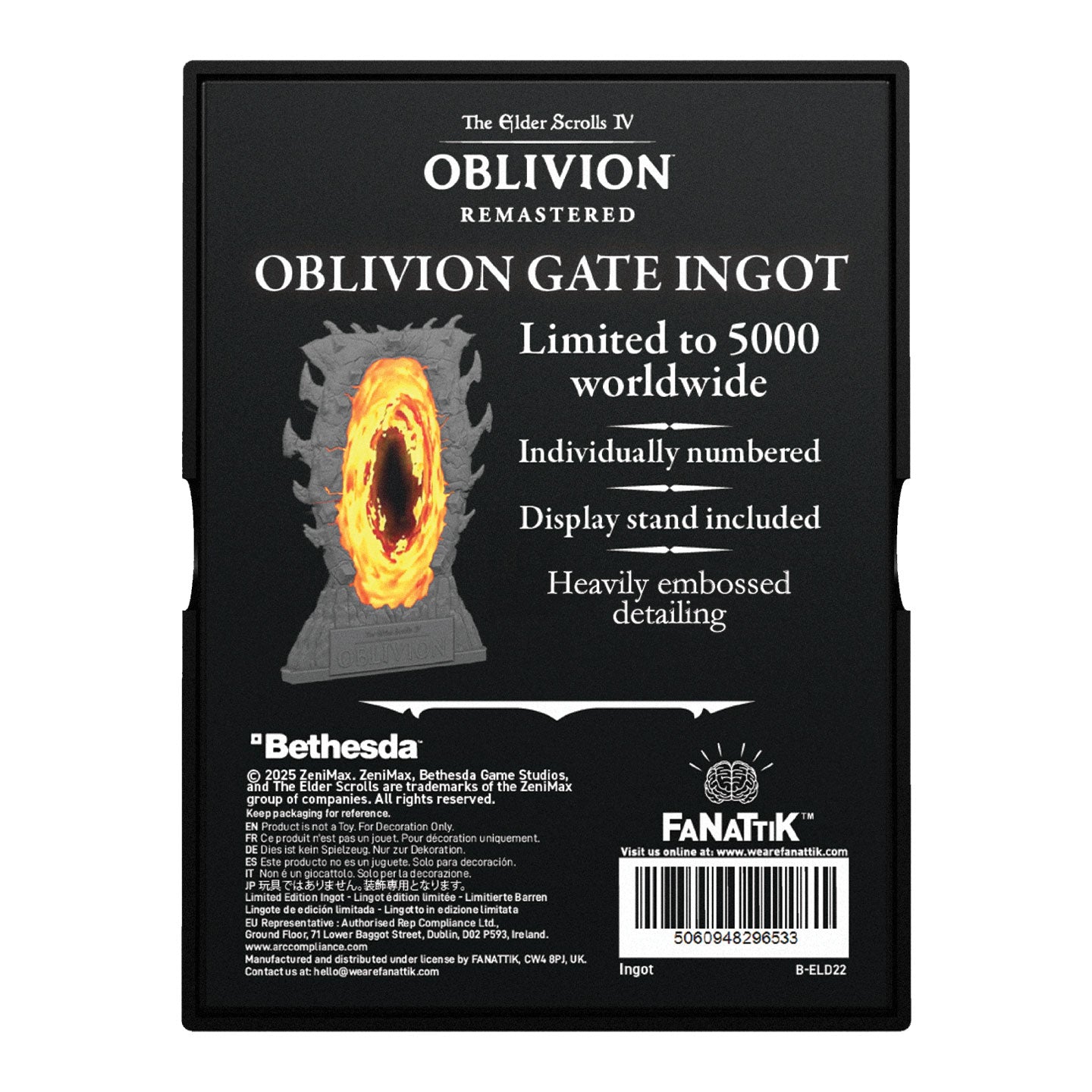 The Elder Scrolls IV: Oblivion Gates Ingot