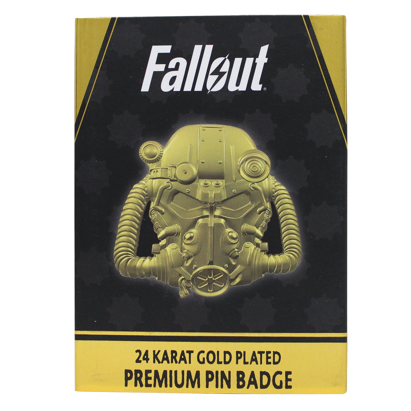 Fallout Limited Edition T-60 Power Armour Helmet 24k Gold Plated XL Pin Badge