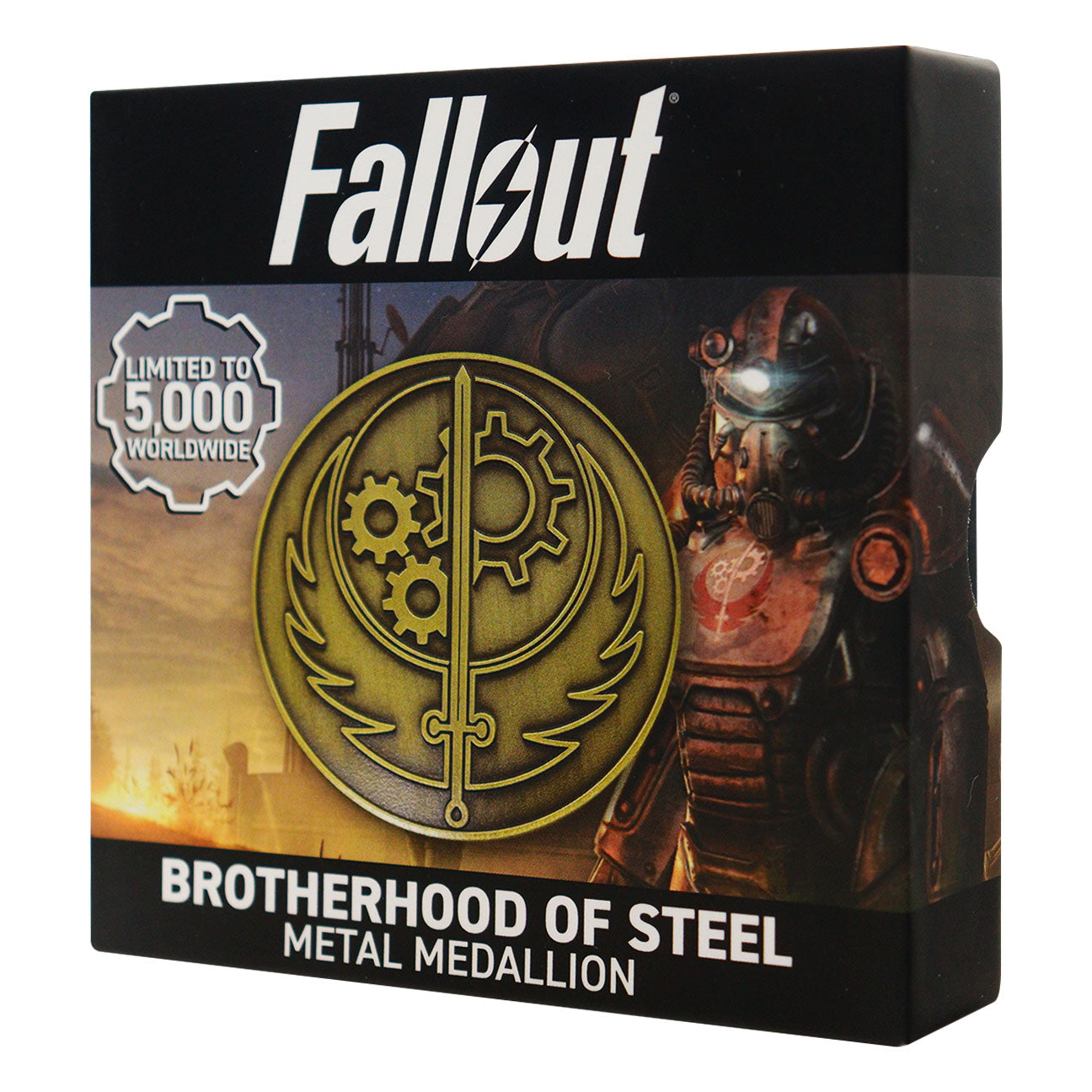 Fallout Brotherhood of Steel Medallion Packaging