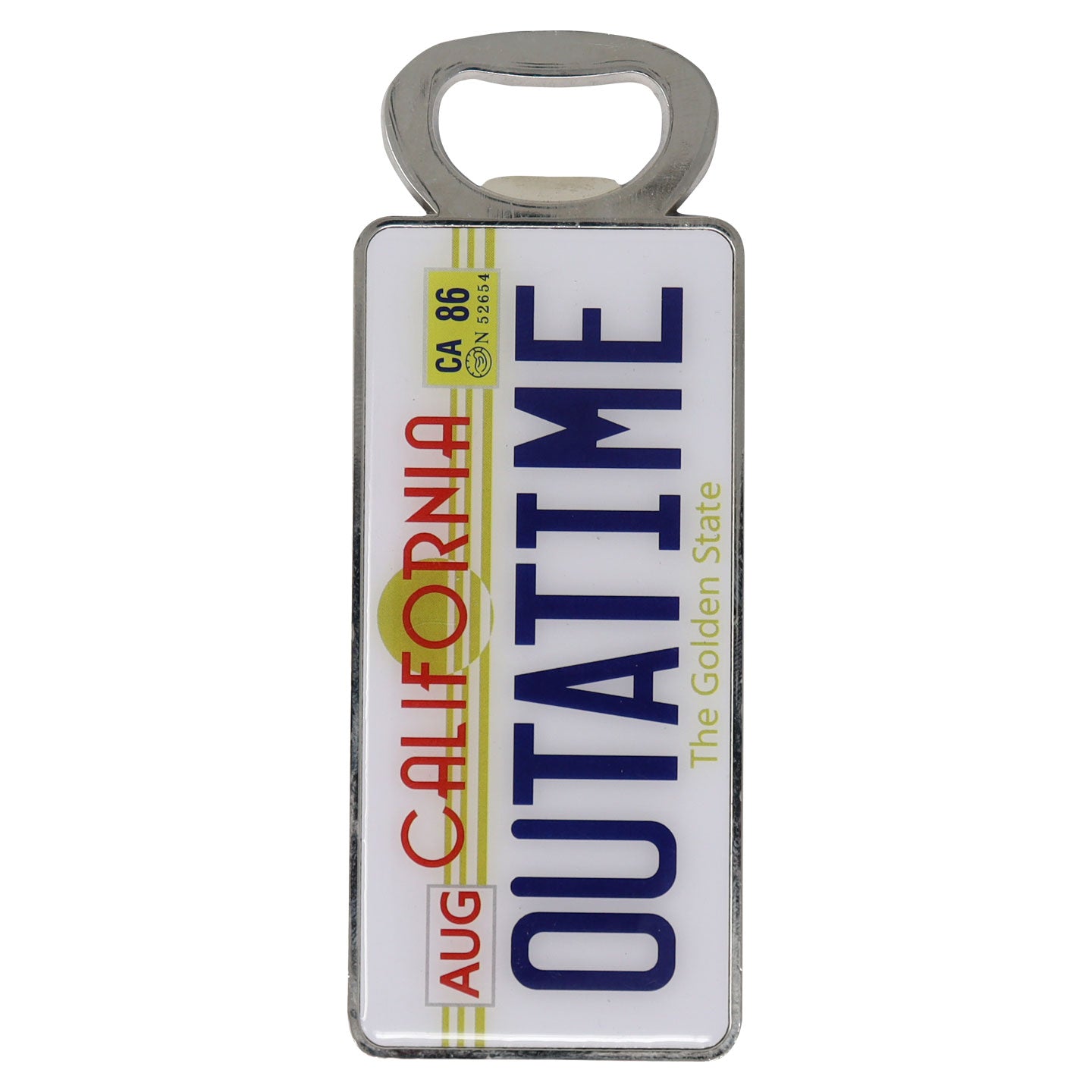 Back to the Future Outatime Numberplate Magnetic Bottle Opener from Fanattik