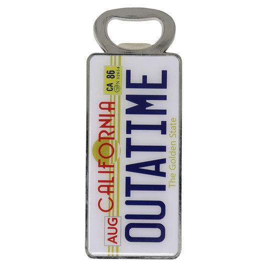 Back to the Future Outatime Numberplate Magnetic Bottle Opener from Fanattik