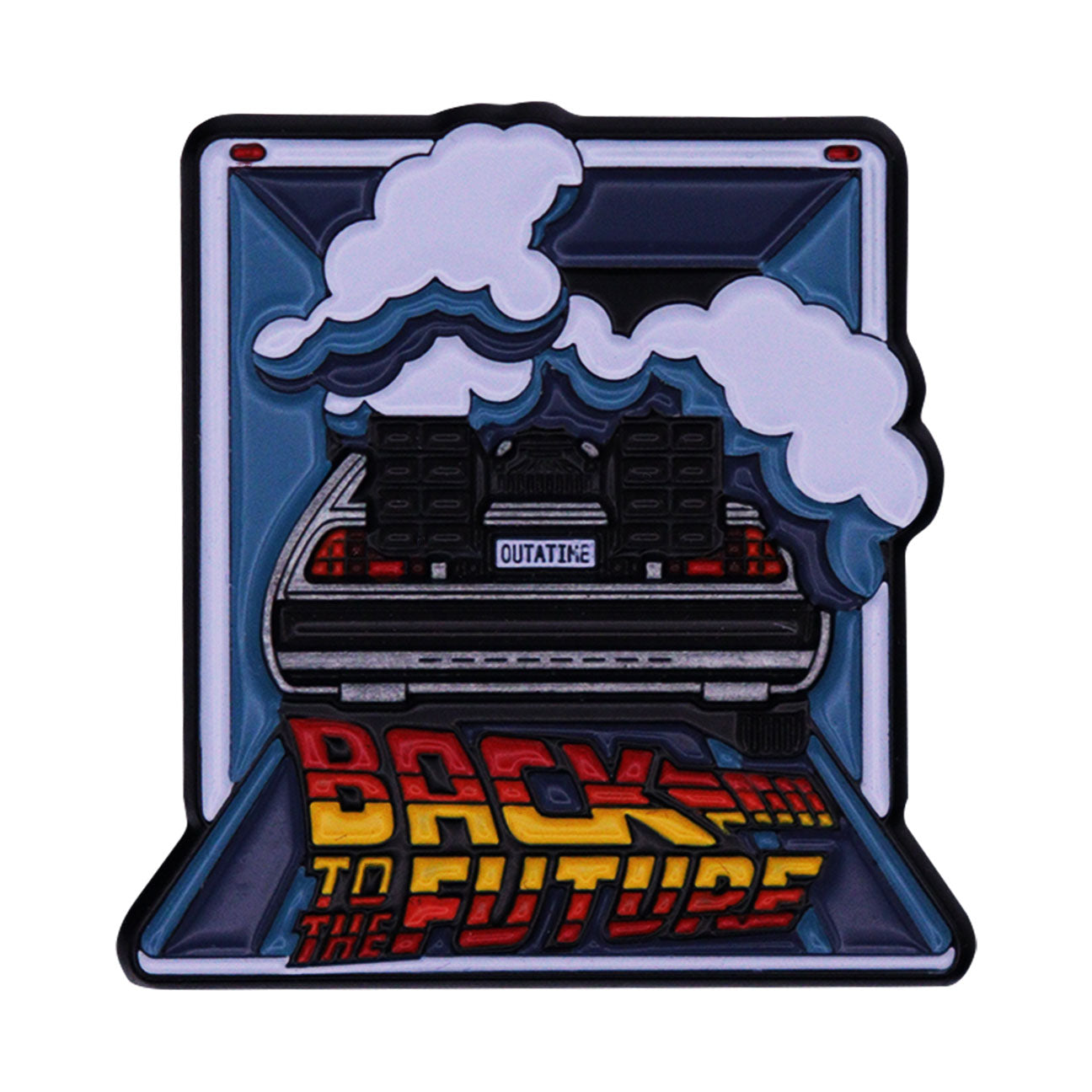 Back to the Future limited edition DeLorean pin badge from Fanattik