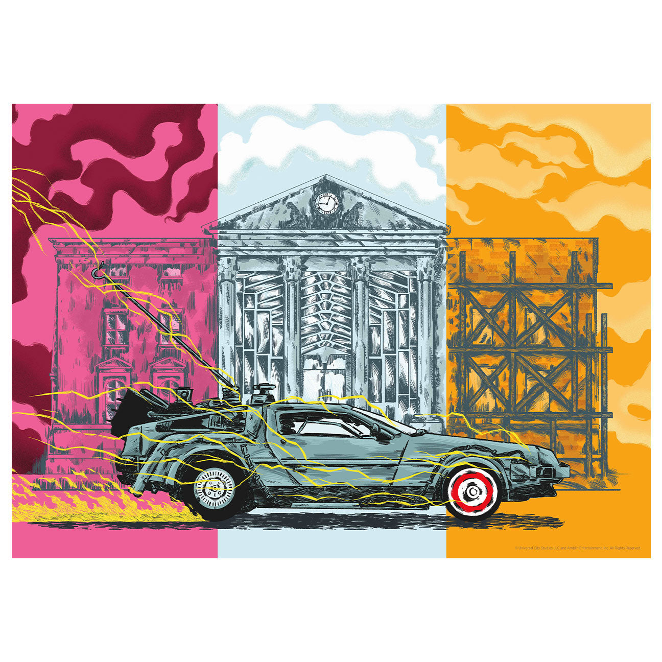 Back to the Future Trilogy Limited Edition Art Print