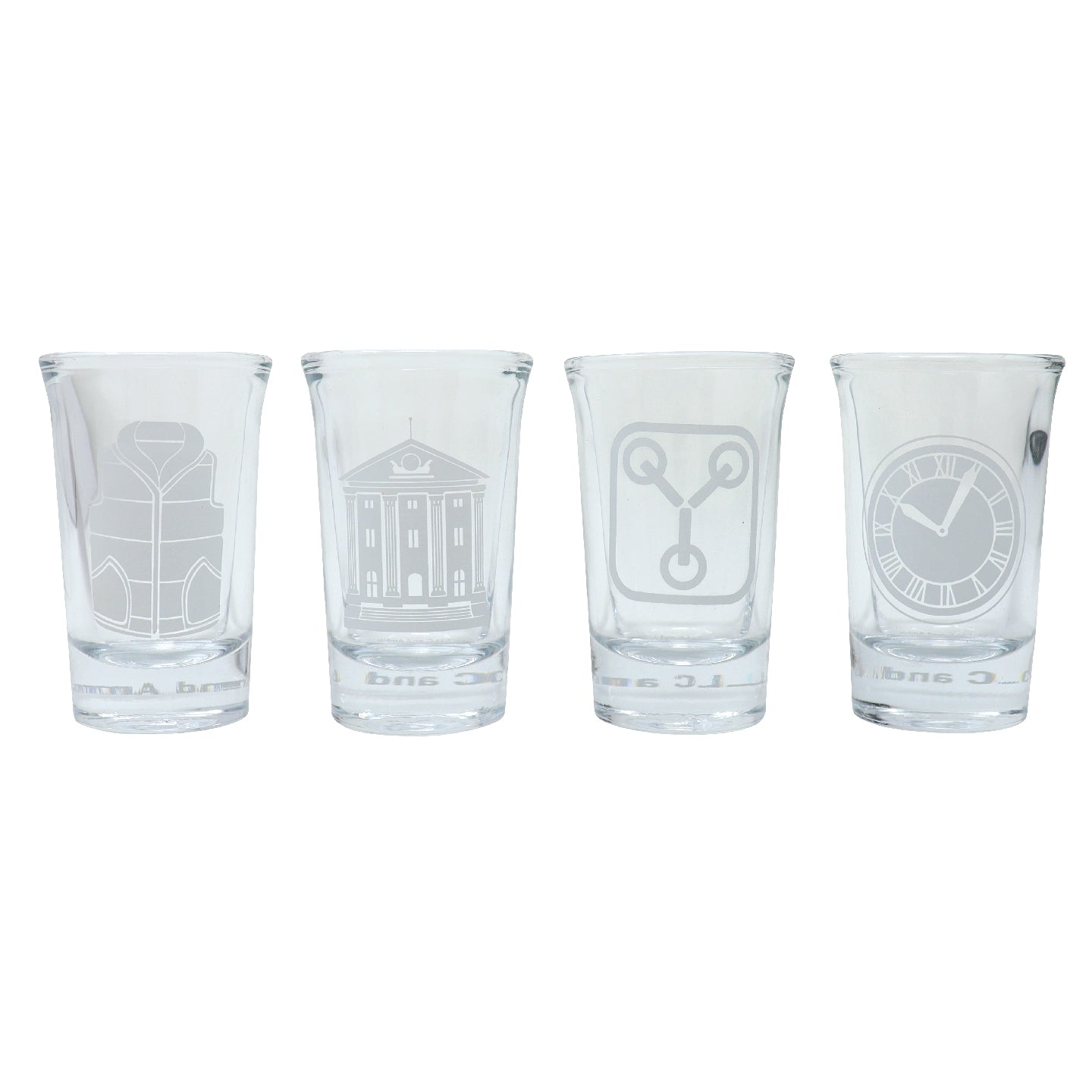 Back to the Future Premium Set of 4 Shot Glasses