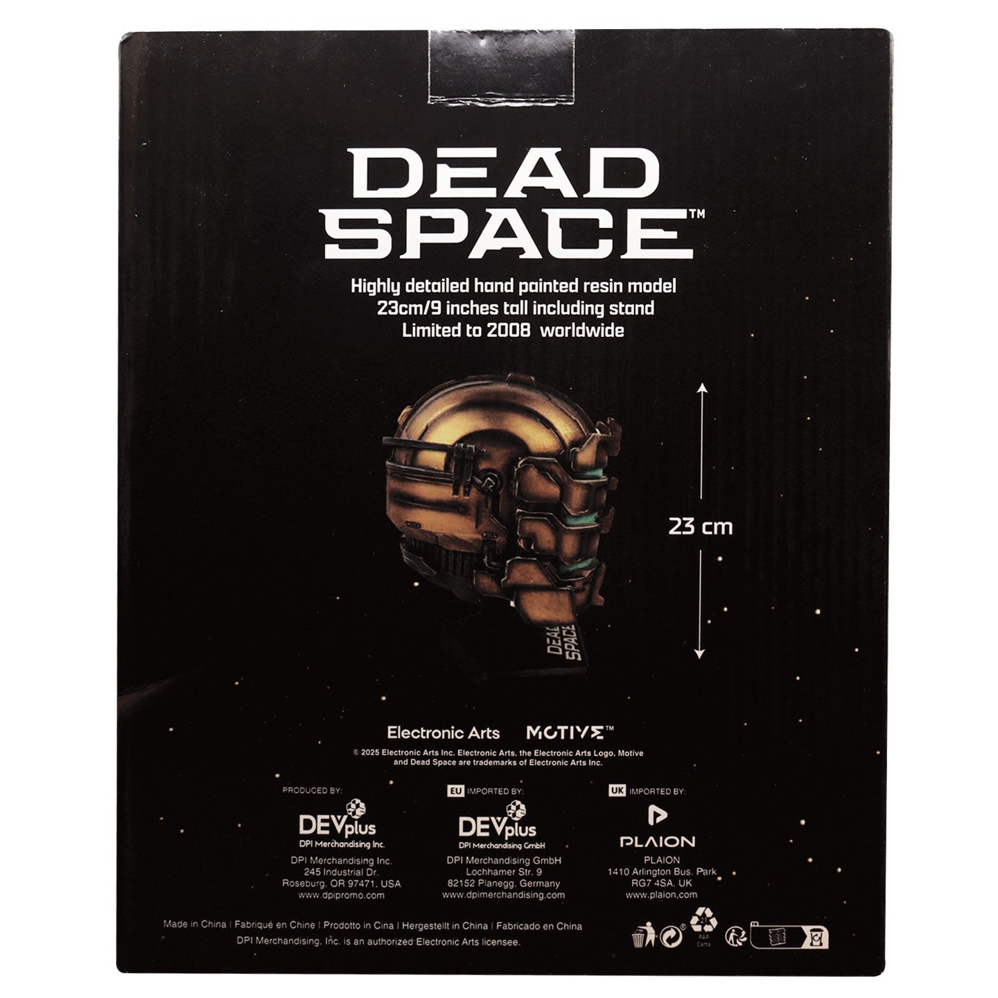 Dead Space Isaac Helmet Replica Packaging