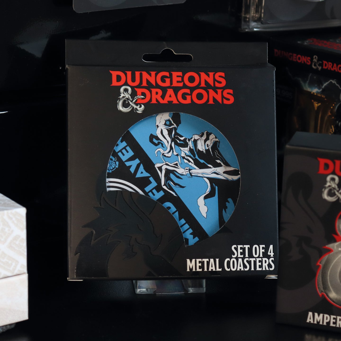 Dungeons & Dragons Monsters Set of 4 Printed Metal Coasters