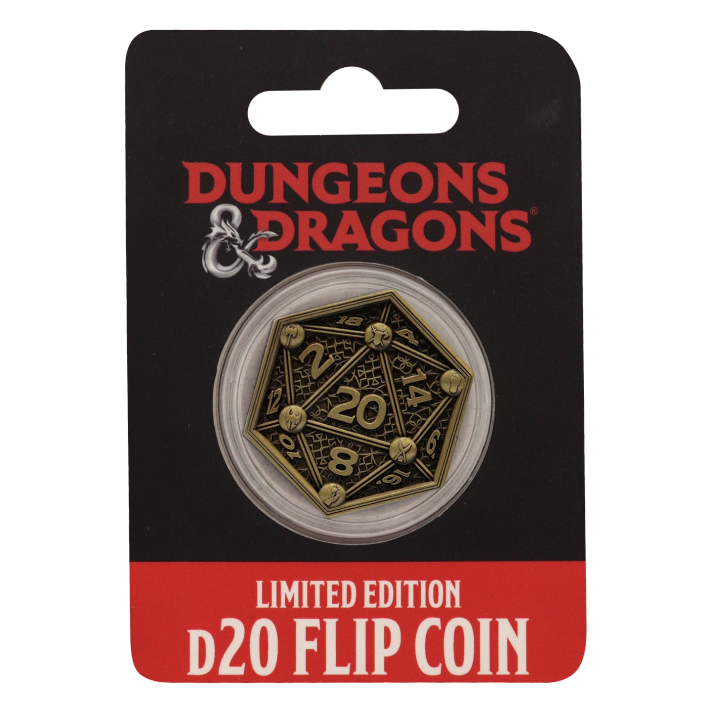 Dungeons & Dragons class cards and D20 flip coin set from Fanattik