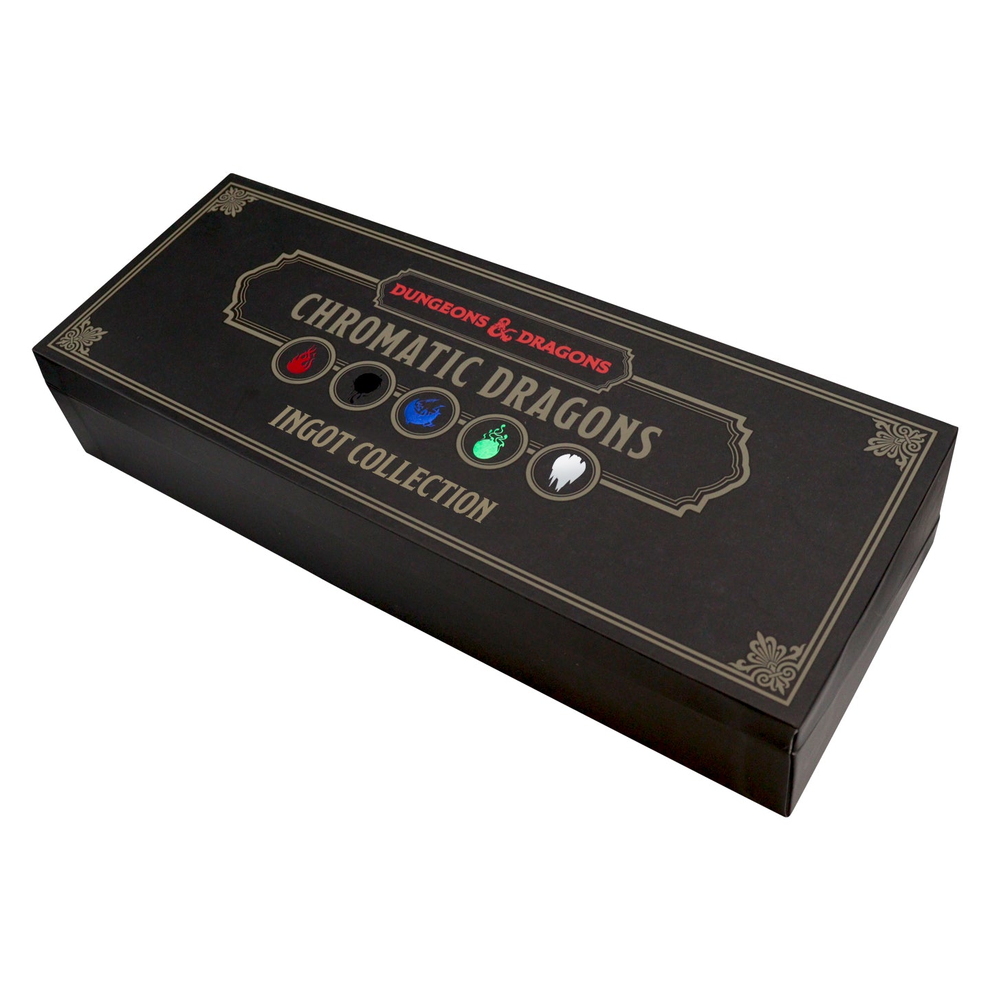 Dungeons & Dragons Chromatic Dragons Ingot Set Closed Box