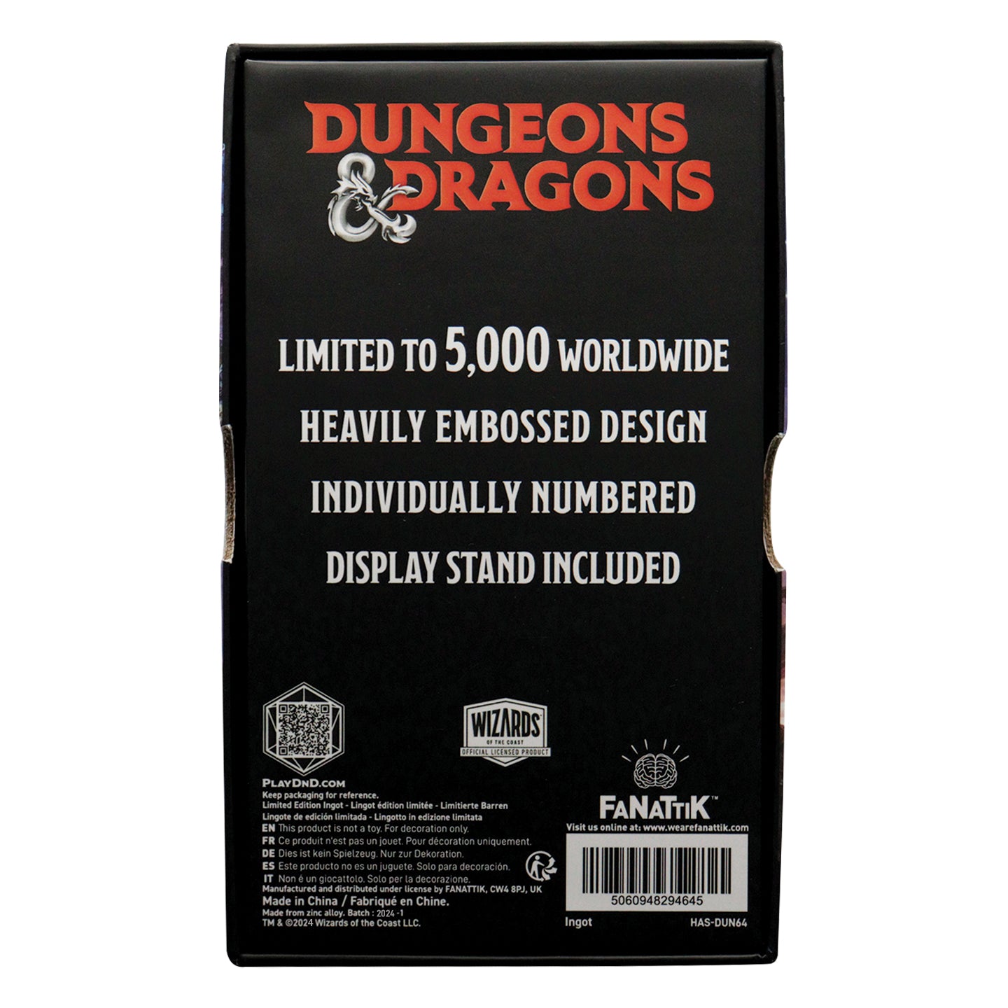 Dungeons & Dragons Book of Many Things Limited Edition Ingot