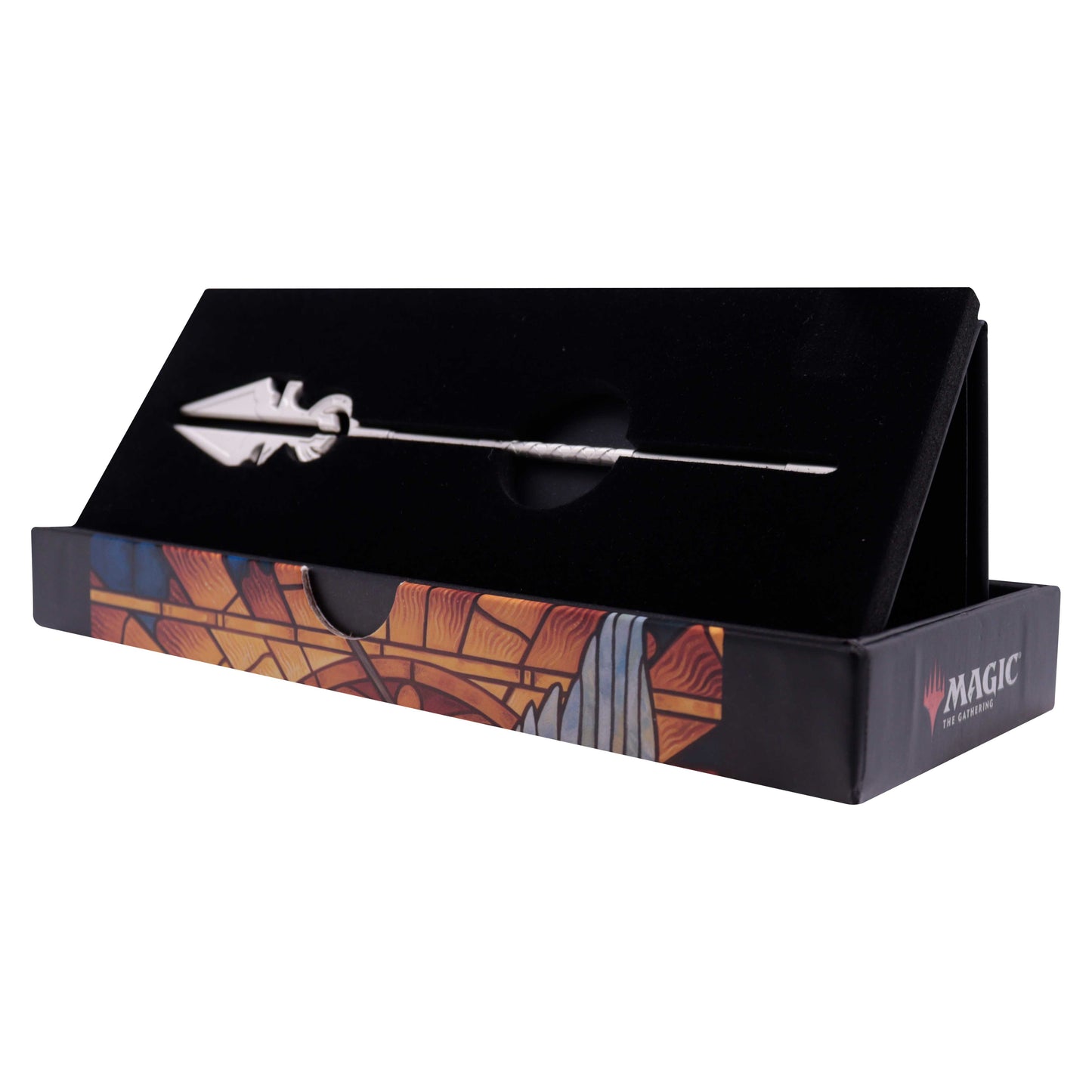 Magic the Gathering .999 Silver Plated Avacyn's Moonsilver Spear Mini Replica Packaging