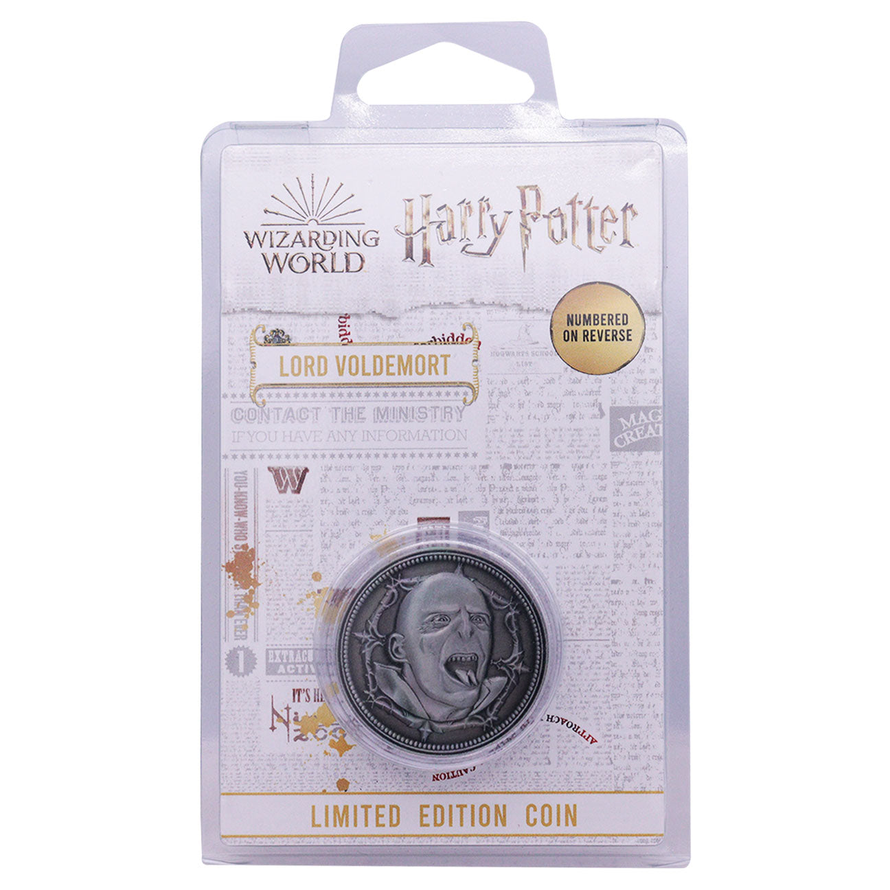 Harry Potter Limited Edition Embossed Metal Coin from Fanattik