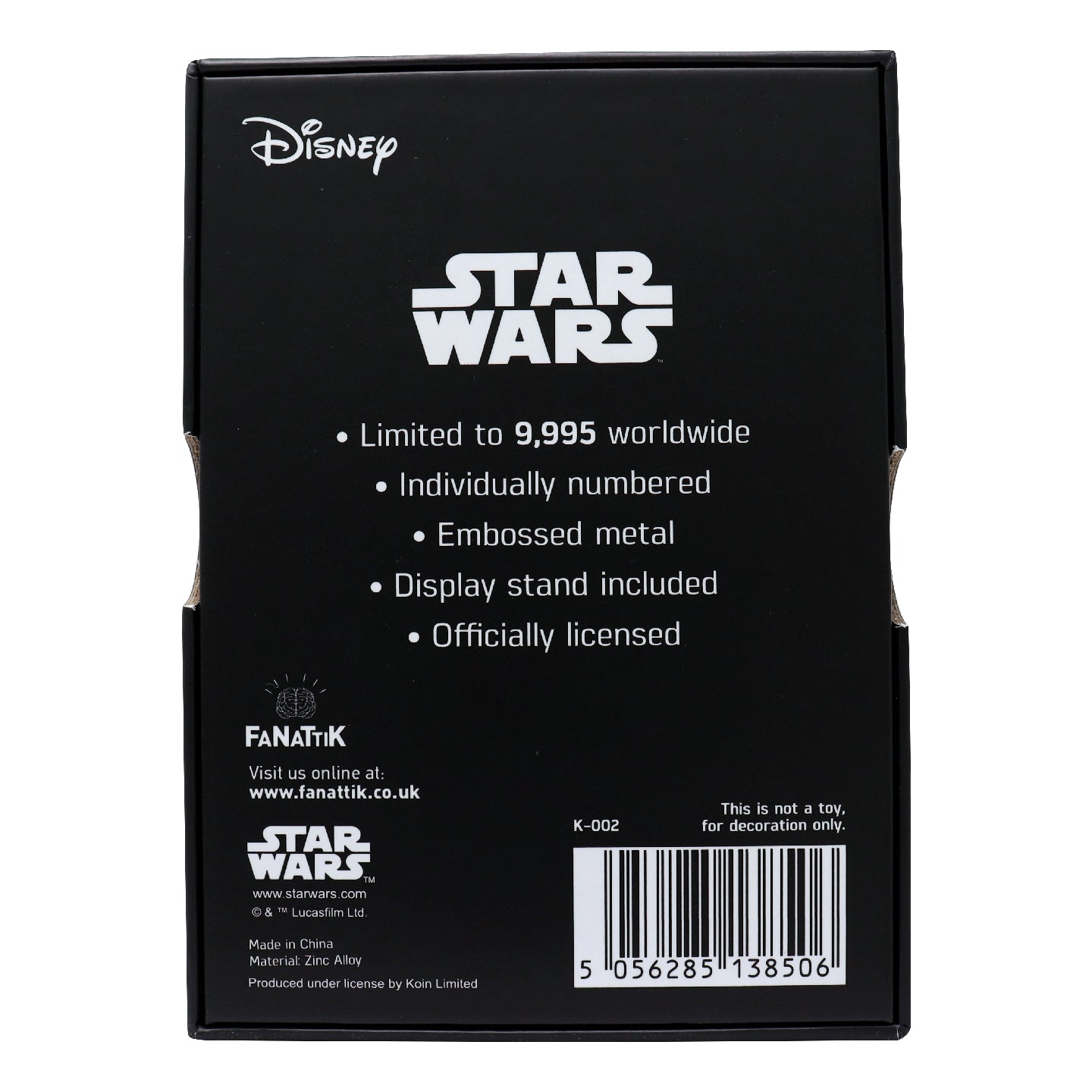Star Wars Limited Edition Death Star Ingot