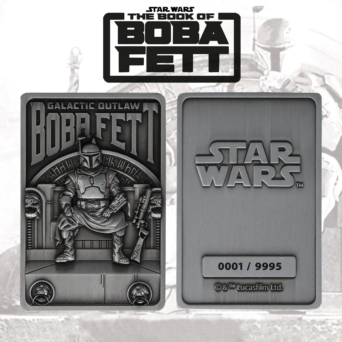 Star Wars Limited Edition The Book of Boba Fett Ingot