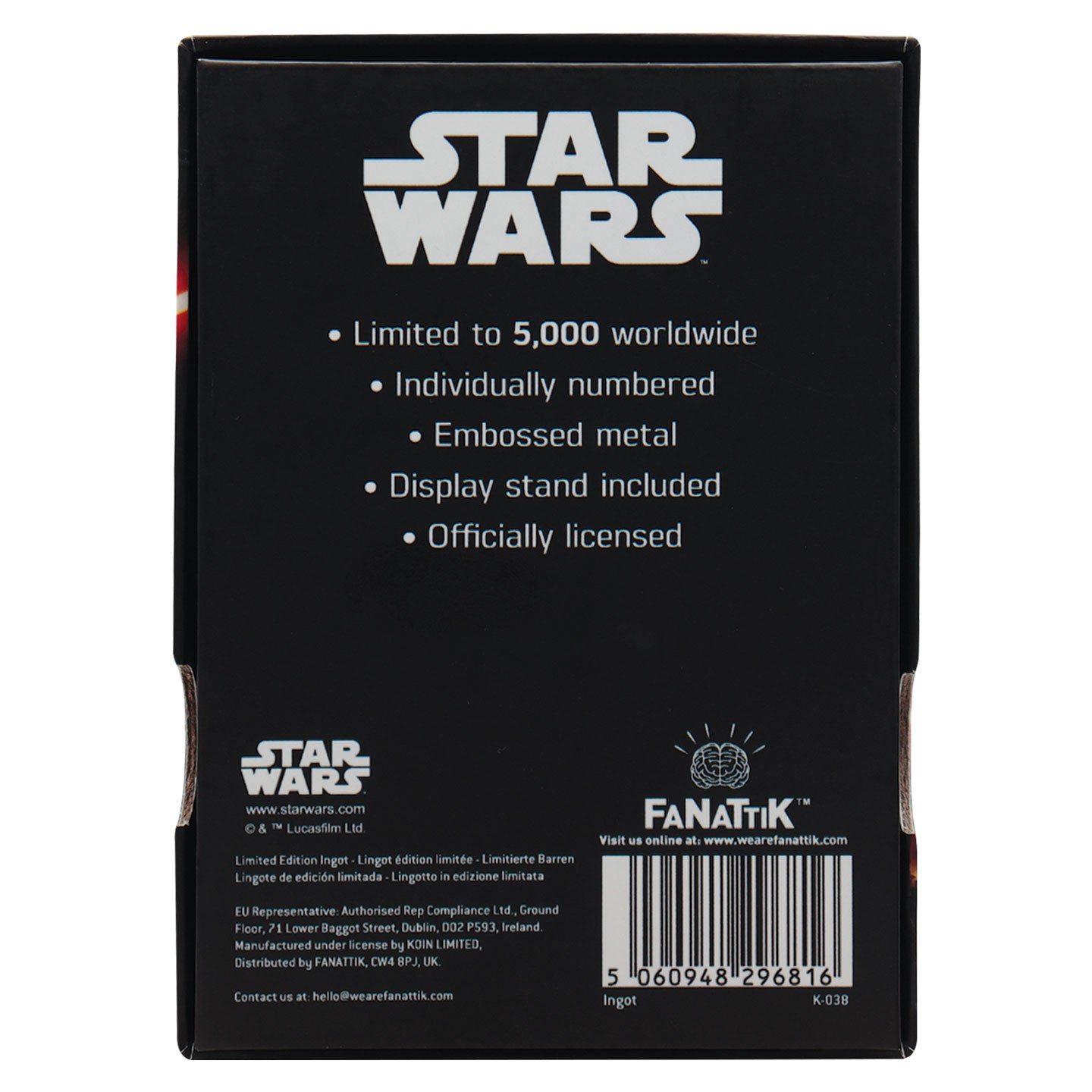 Star Wars Episode V: The Empire Strikes Back Luke and Vader Ingot