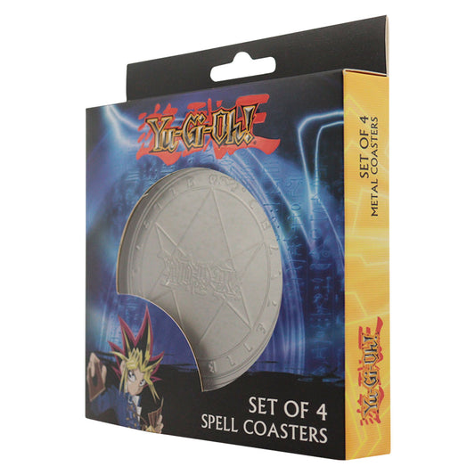 Yu-Gi-Oh! Set of 4 Embossed Metal Coasters