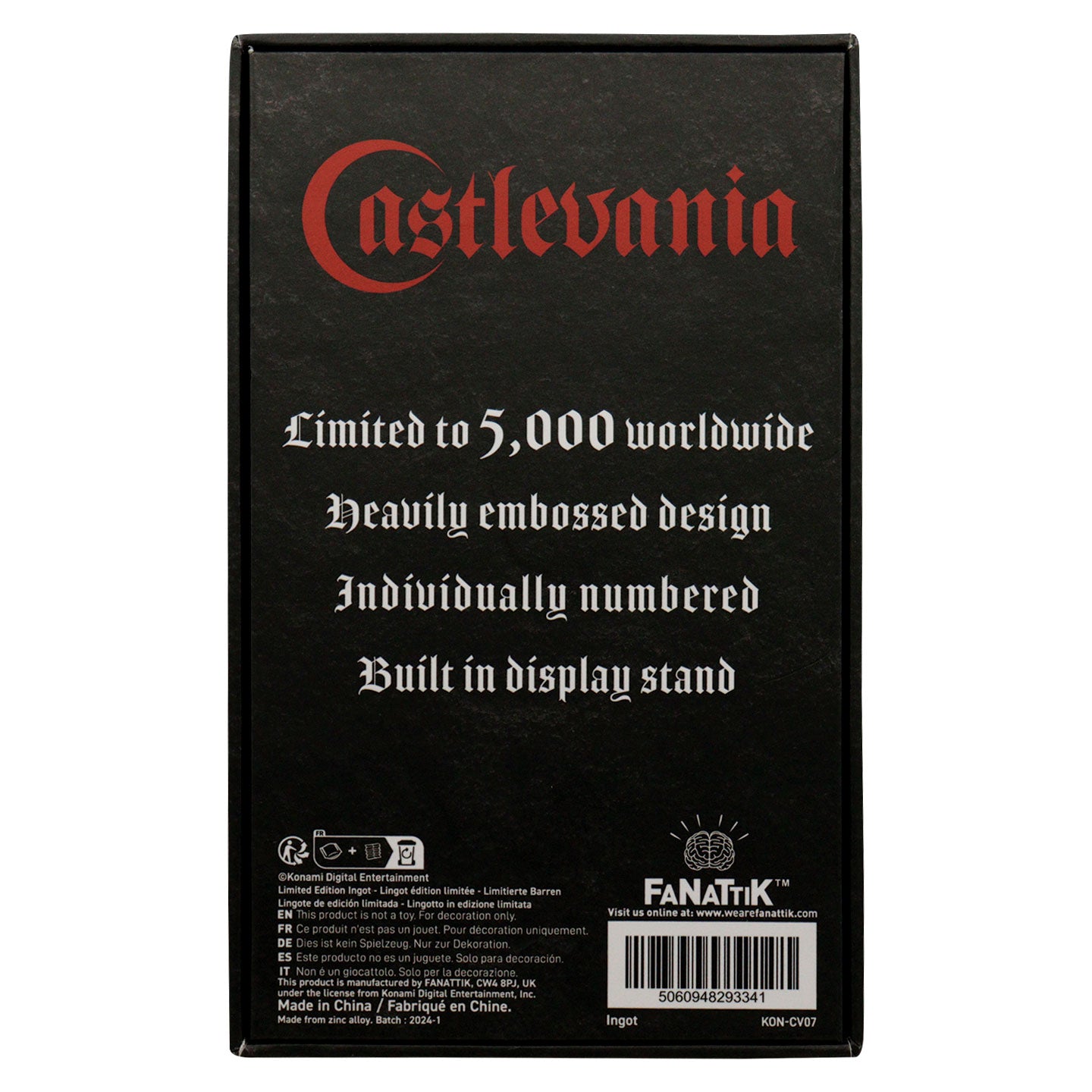 Castlevania Alucard Shield Limited Edition Collectible with Enamel detailing