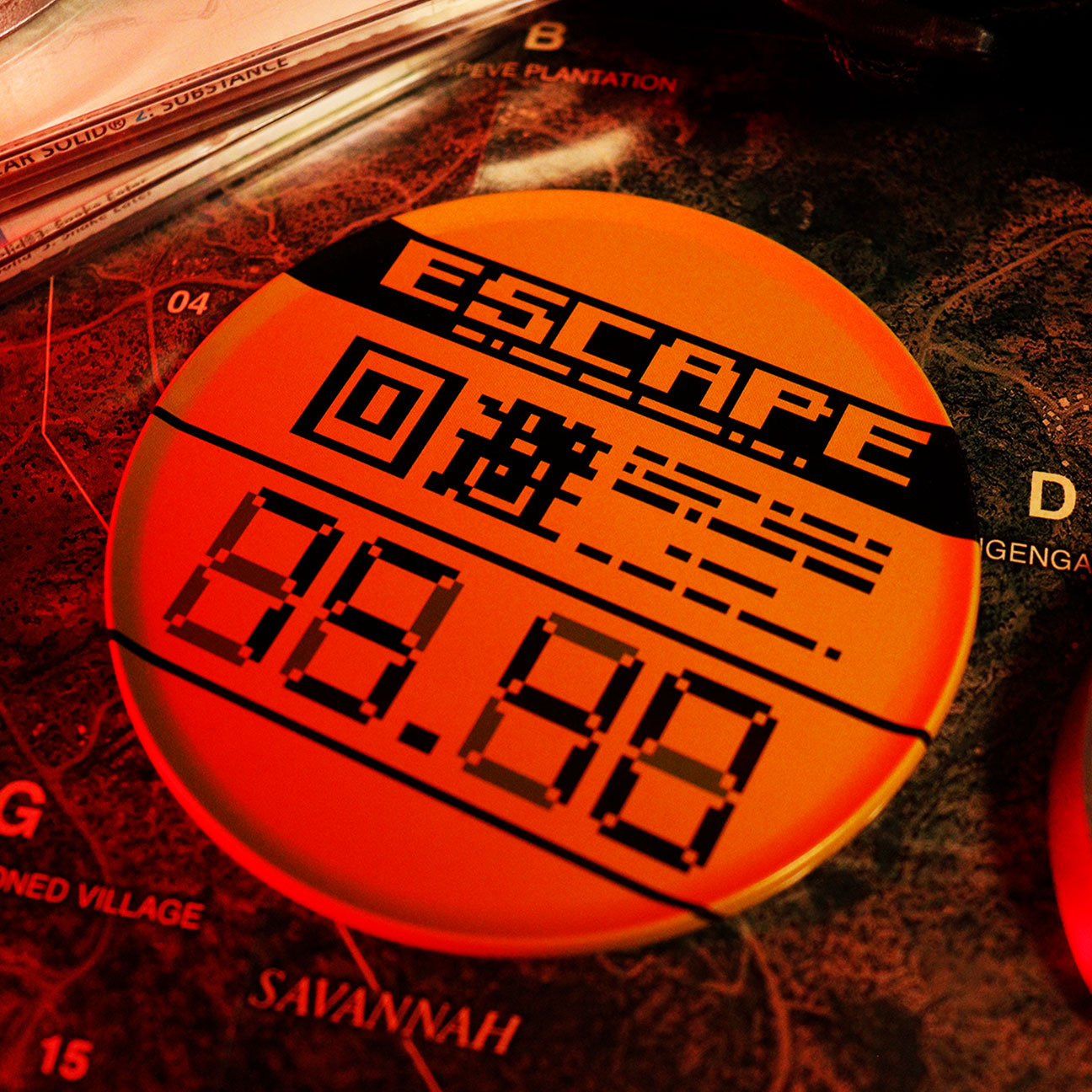 Metal Gear Solid Set of 4 Limited Edition Metal Coasters Escape