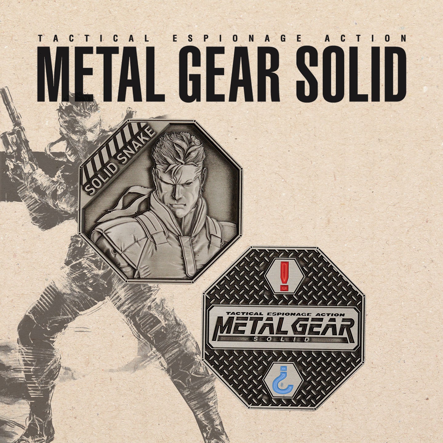 Metal Gear Solid Limited Edition 'Solid Snake' Collectible Coin