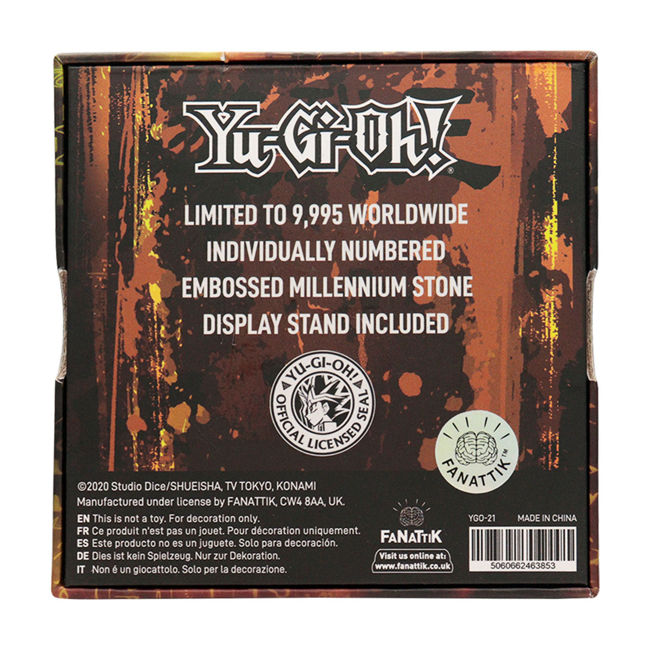 Yu-Gi-Oh! Limited Edition Replica Millennium Stone