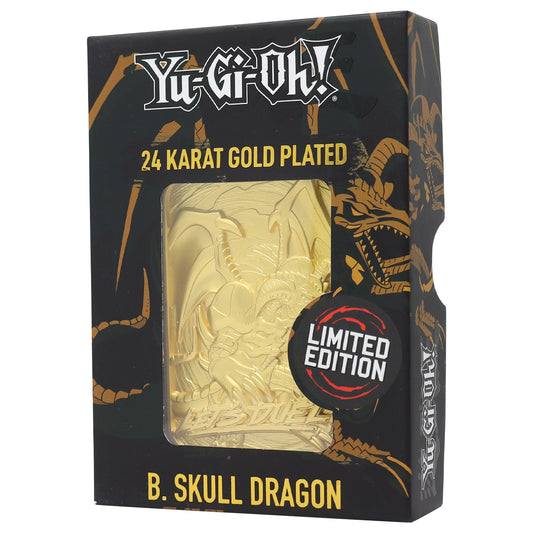 Yu-Gi-Oh! Limited Edition 24k Gold Plated B. Skull Dragon Metal Card Packaging