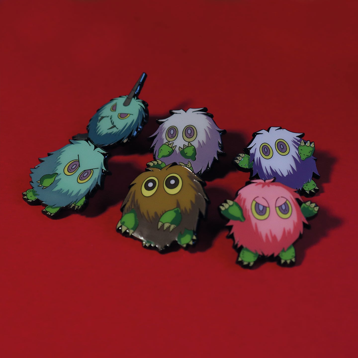 Yu-Gi-Oh! Limited Edition Set of 6 Kuriboh Brothers Pin Badges
