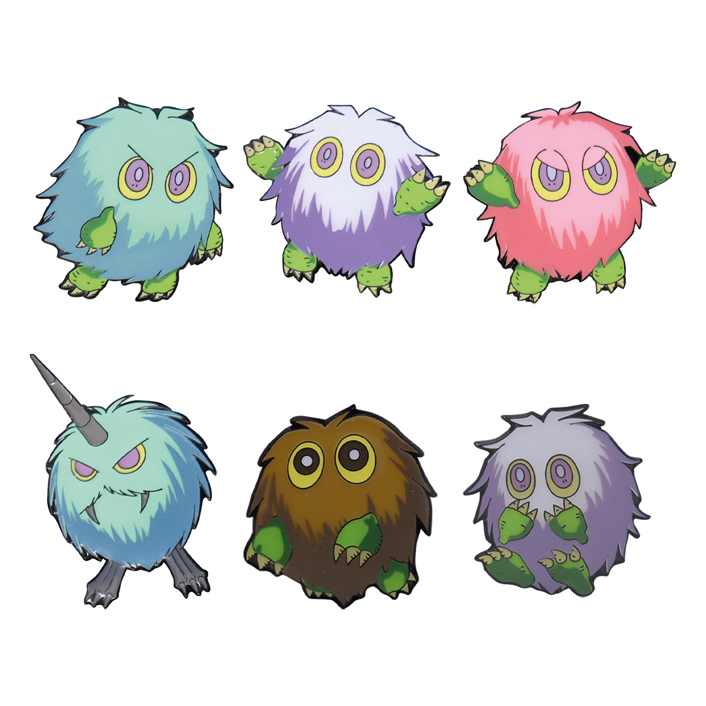 Yu-Gi-Oh! Limited Edition Set of 6 Kuriboh Brothers Pin Badges
