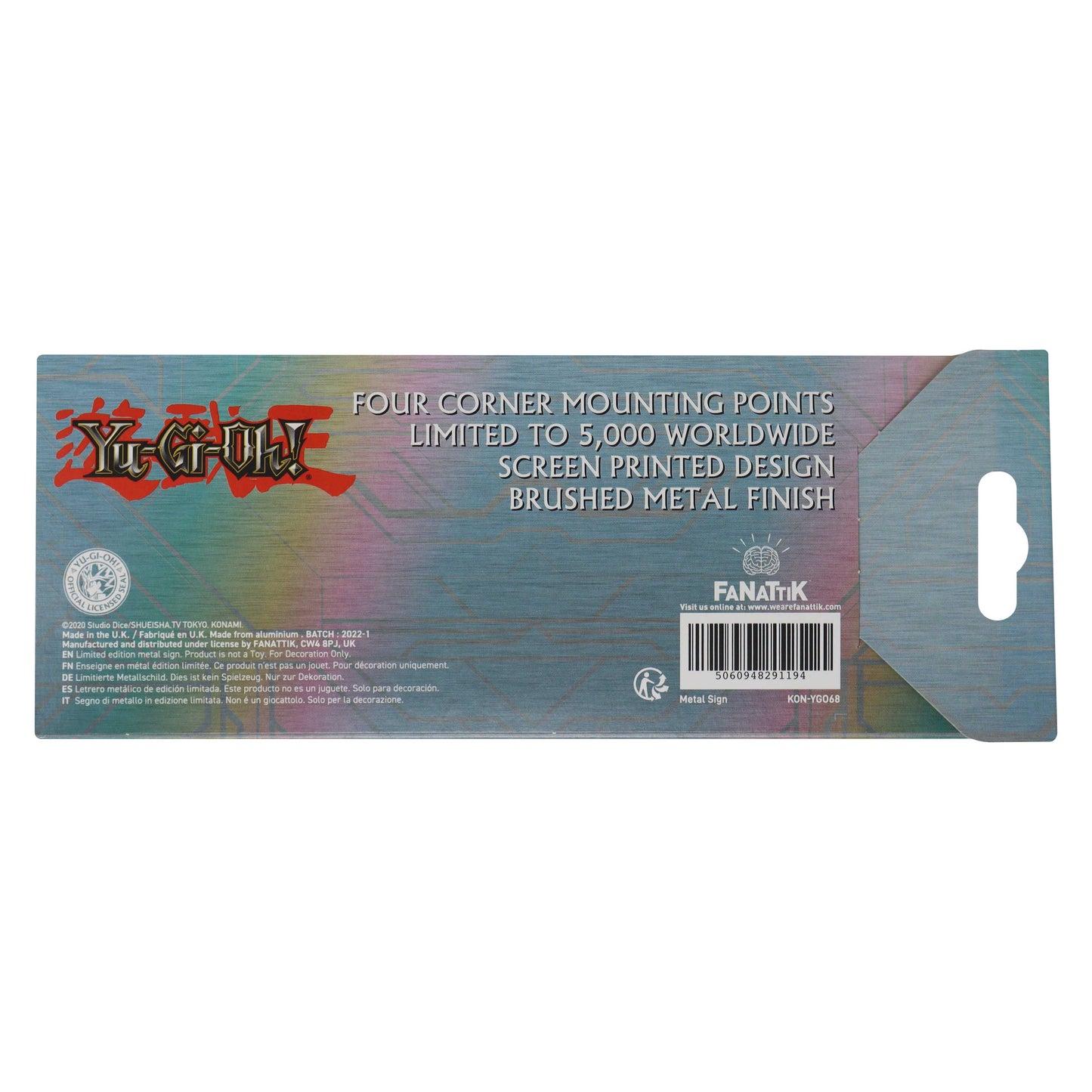Yu-Gi-Oh! Limited Edition Duel Disk Schematic Fan-Plate