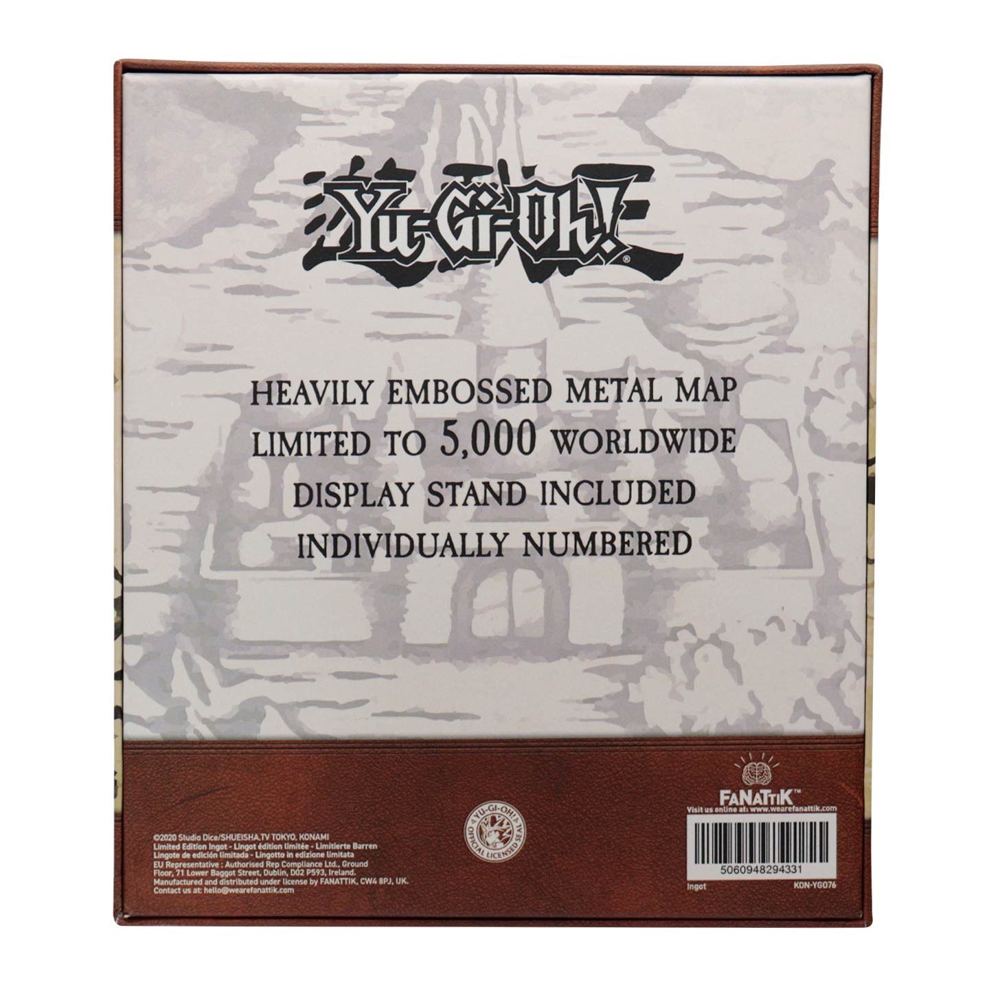 Yu-Gi-Oh! Duelist Kingdom Collectible Metal Map from Fanattik