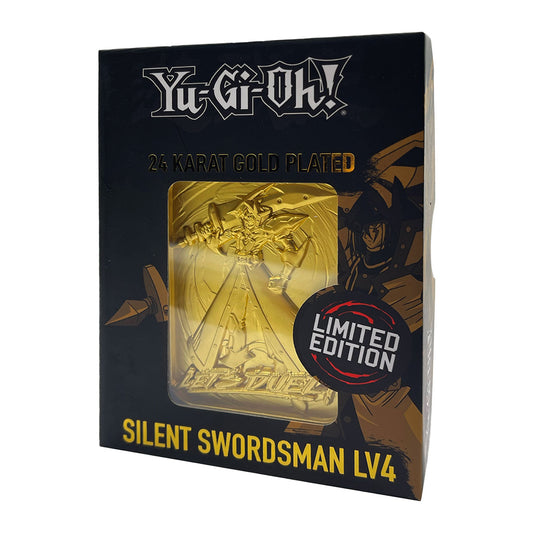 Yu-Gi-Oh! Limited Edition 24k Gold Plated Silent Swordsman Metal Card