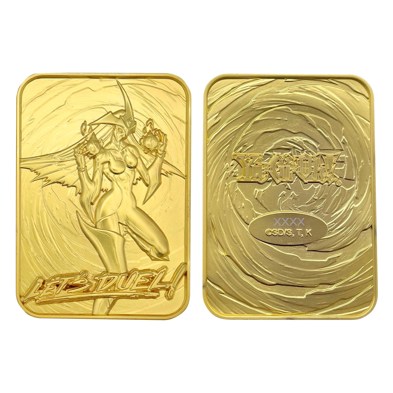 Yu-Gi-Oh! GX Elemental Hero Burstinatrix 24k Gold Plated Ingot