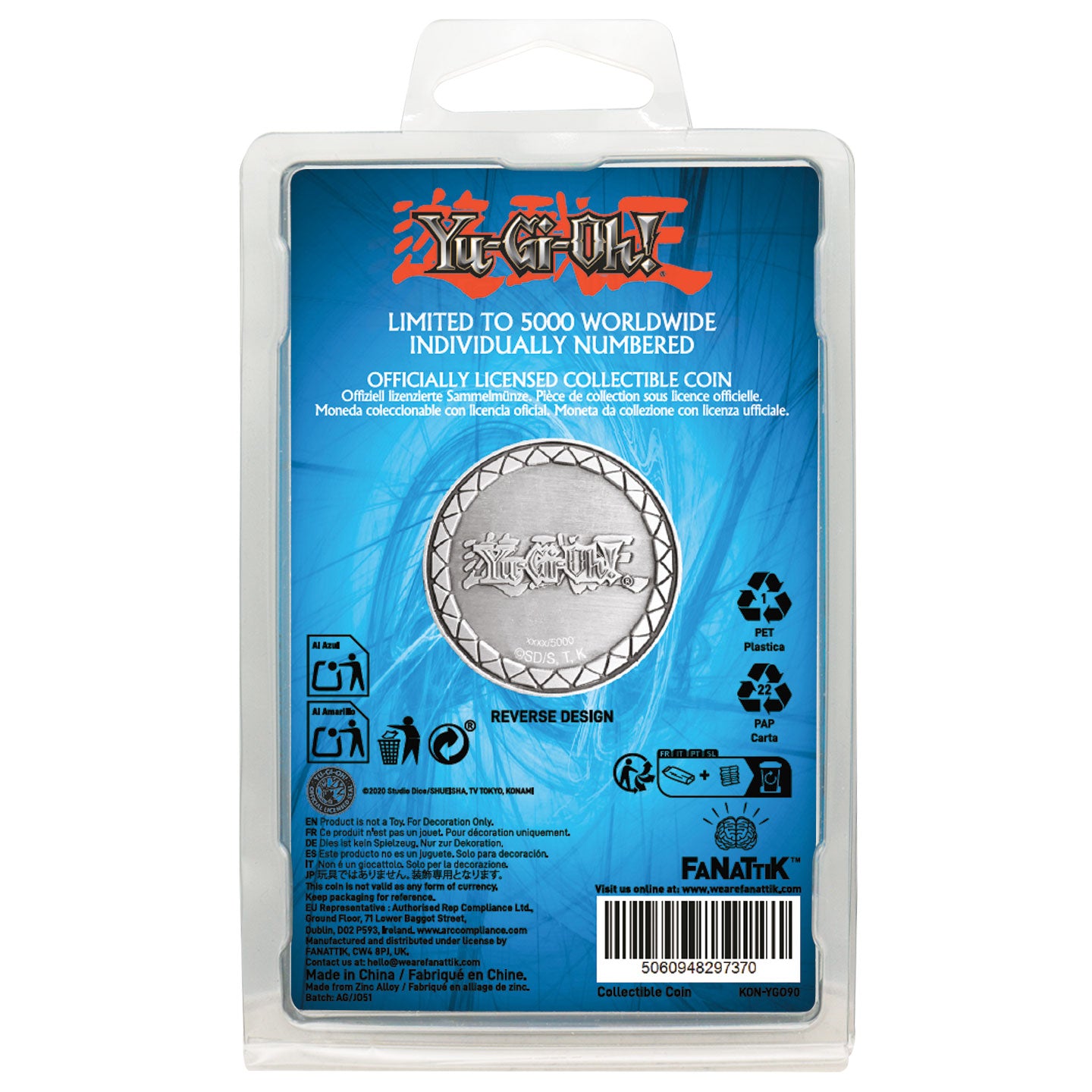 Yu-Gi-Oh! Blue-Eyes White Dragon Coin