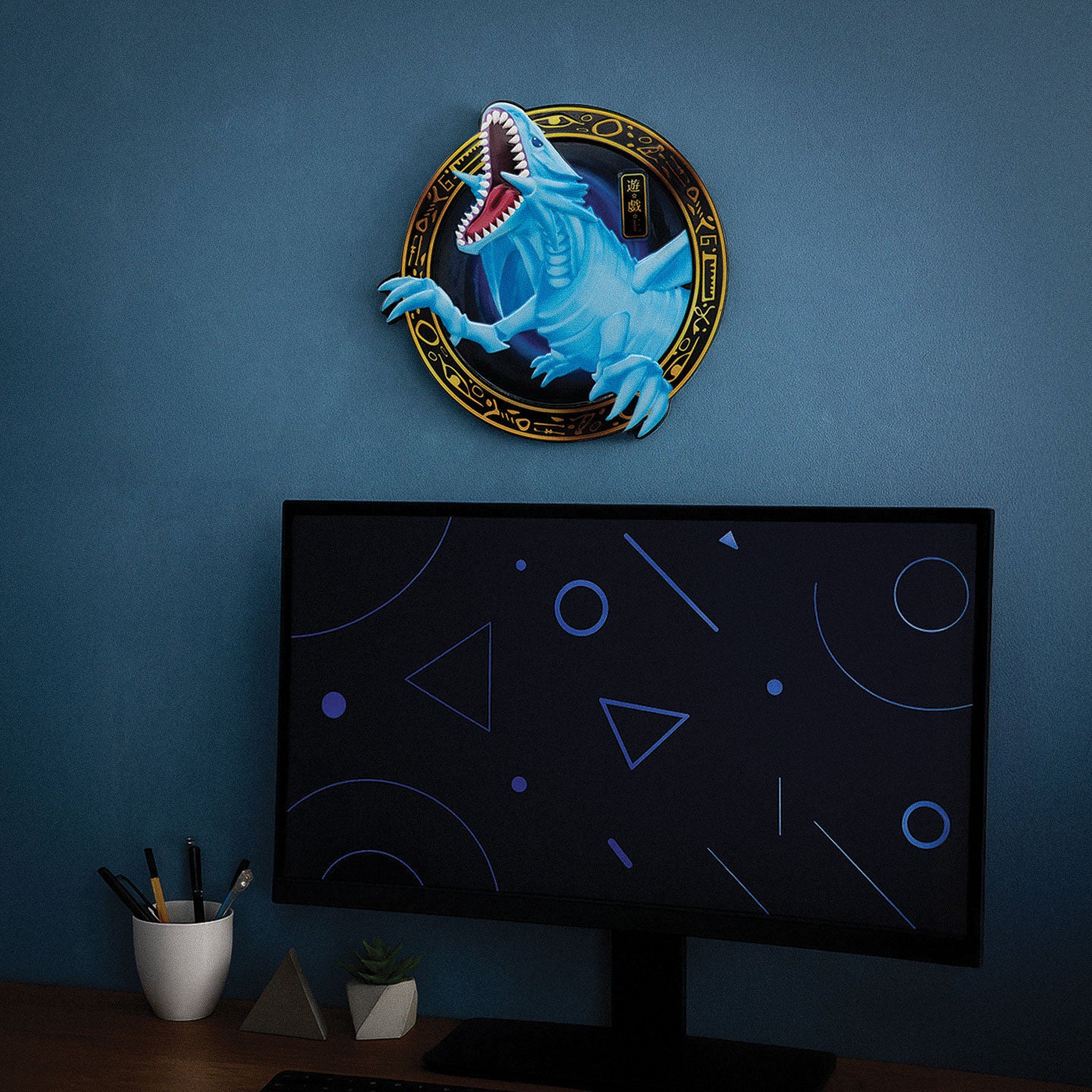 Yu-Gi-Oh! Blue-Eyes White Dragon Resin Plaque