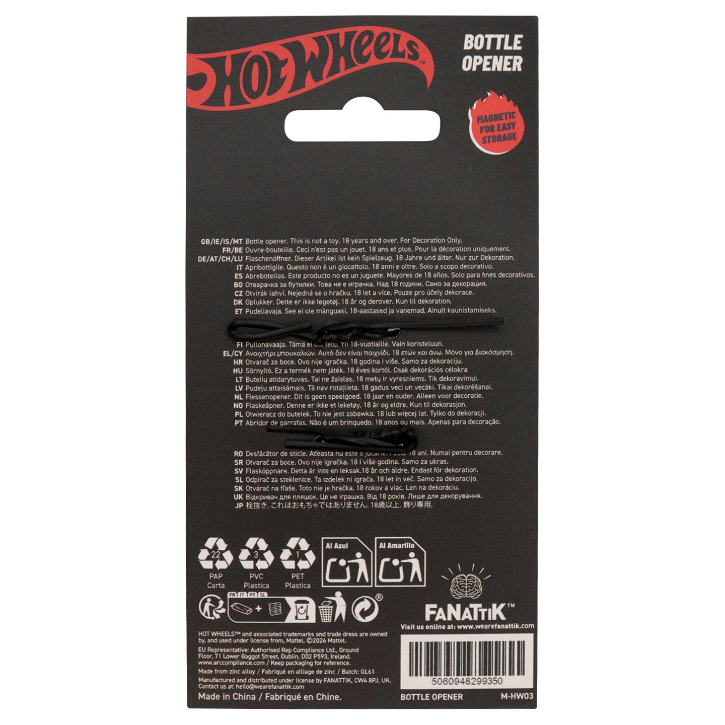 Hot Wheels™ - Piston Magnetic Bottle Opener