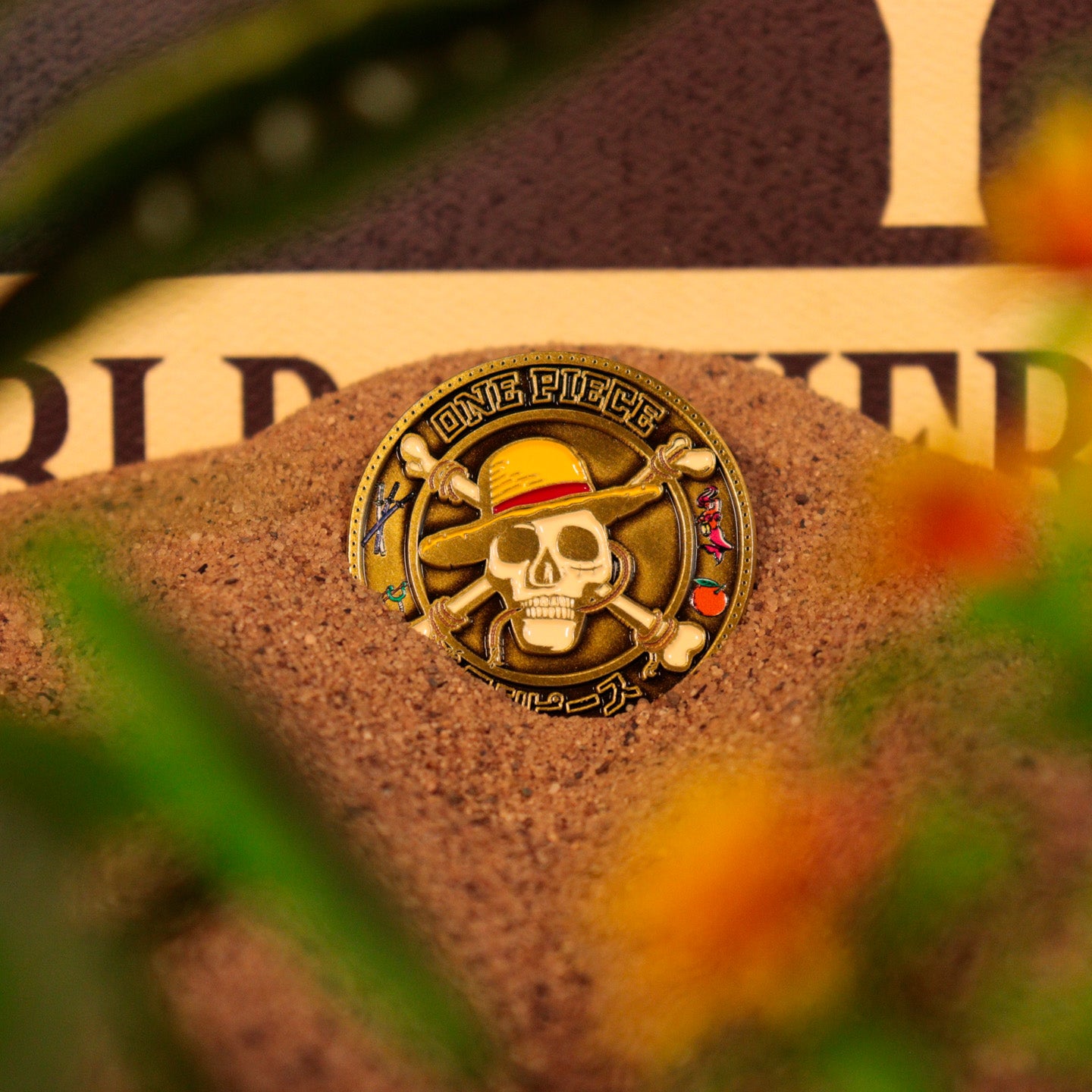 One Piece Limited Edition Collectible Coin Lifestyle Shot