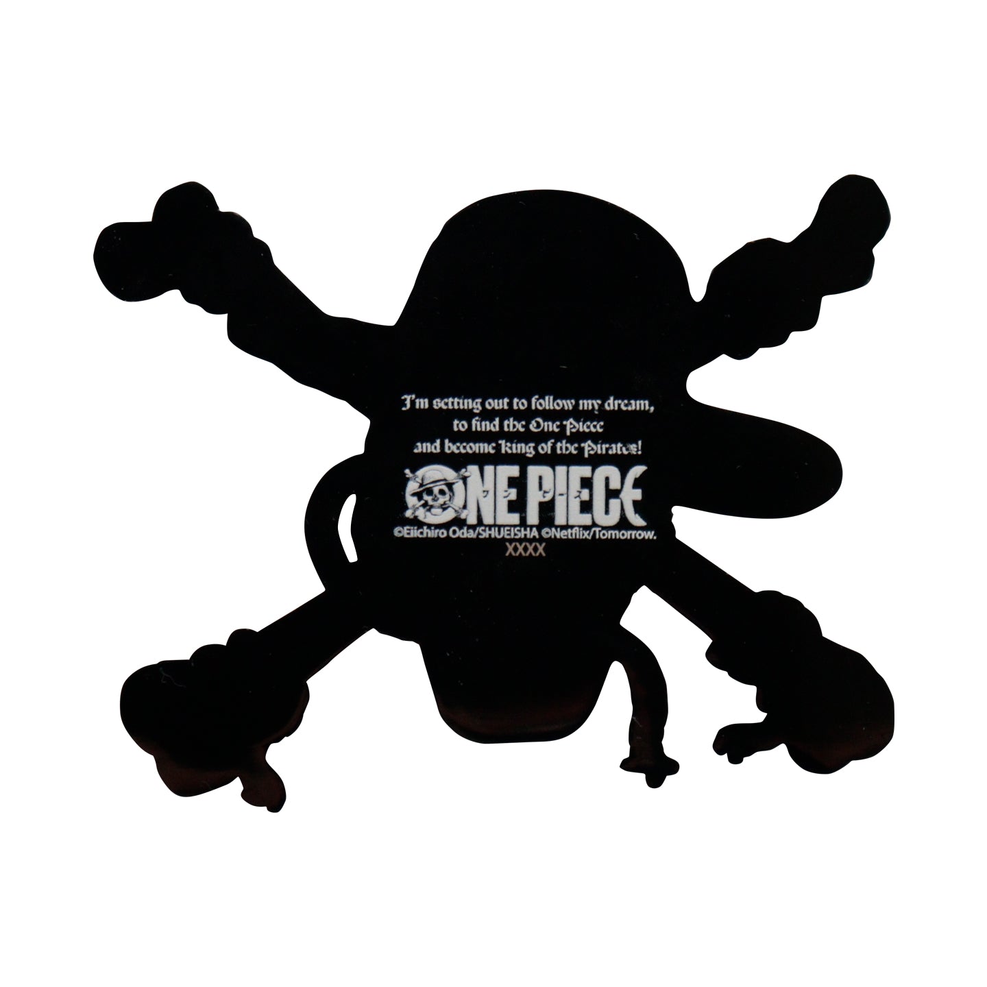 One Piece Limited Edition Jolly Roger Medallion Reverse