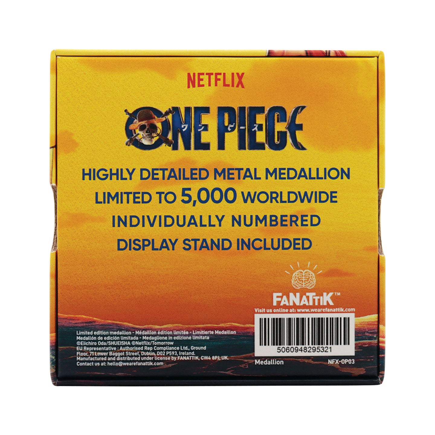 One Piece Limited Edition Jolly Roger Medallion