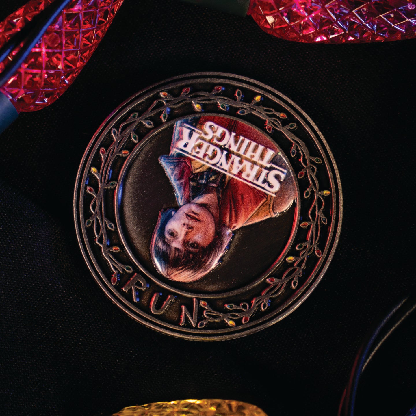 Stranger Things Will and Joyce Collectible Coin Reverse