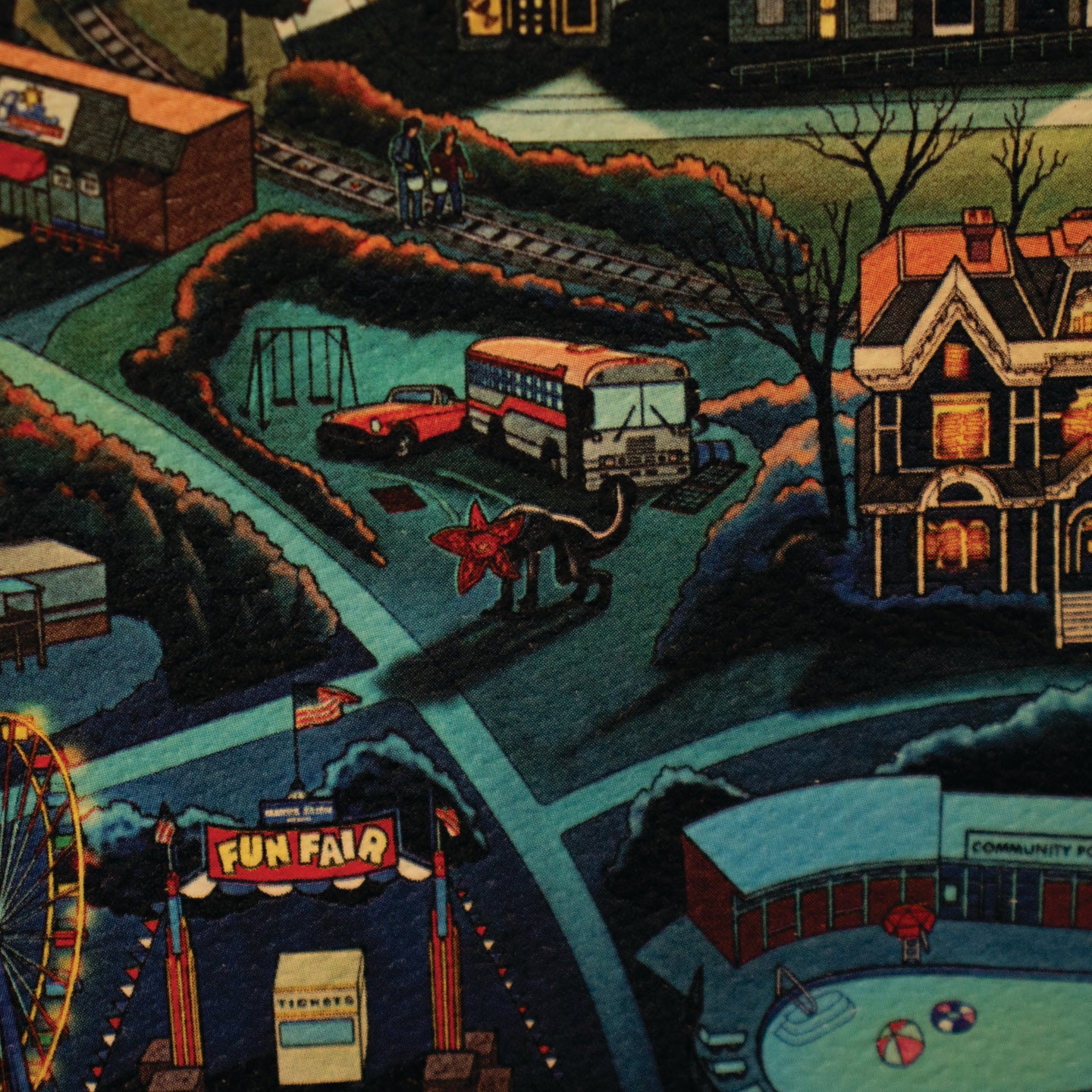 Stranger Things A3 Art Print Demogorgon Lifestyle