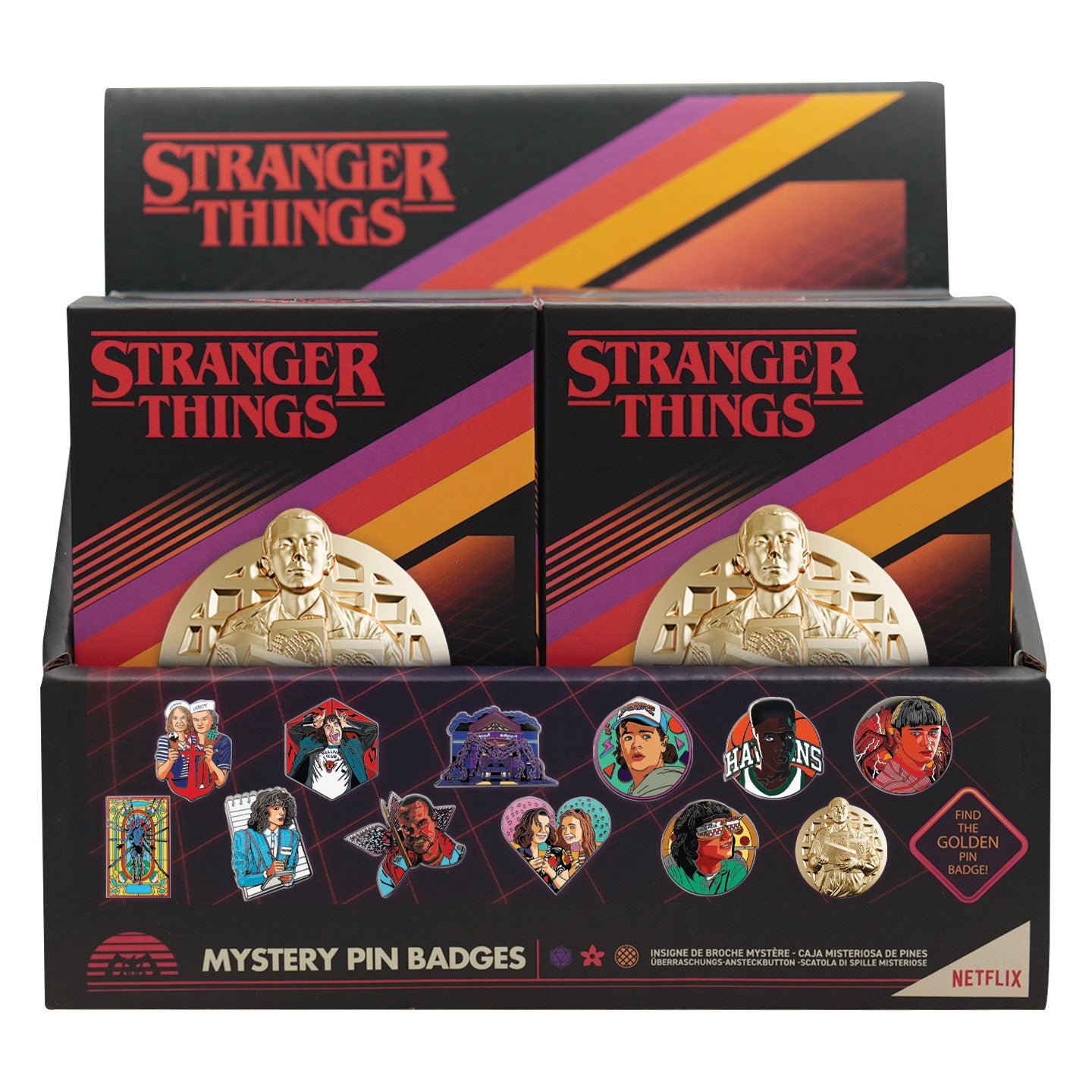 Stranger Things Mystery Pin Badges