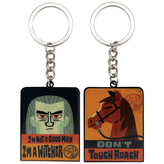 The Witcher and Roach Keyring