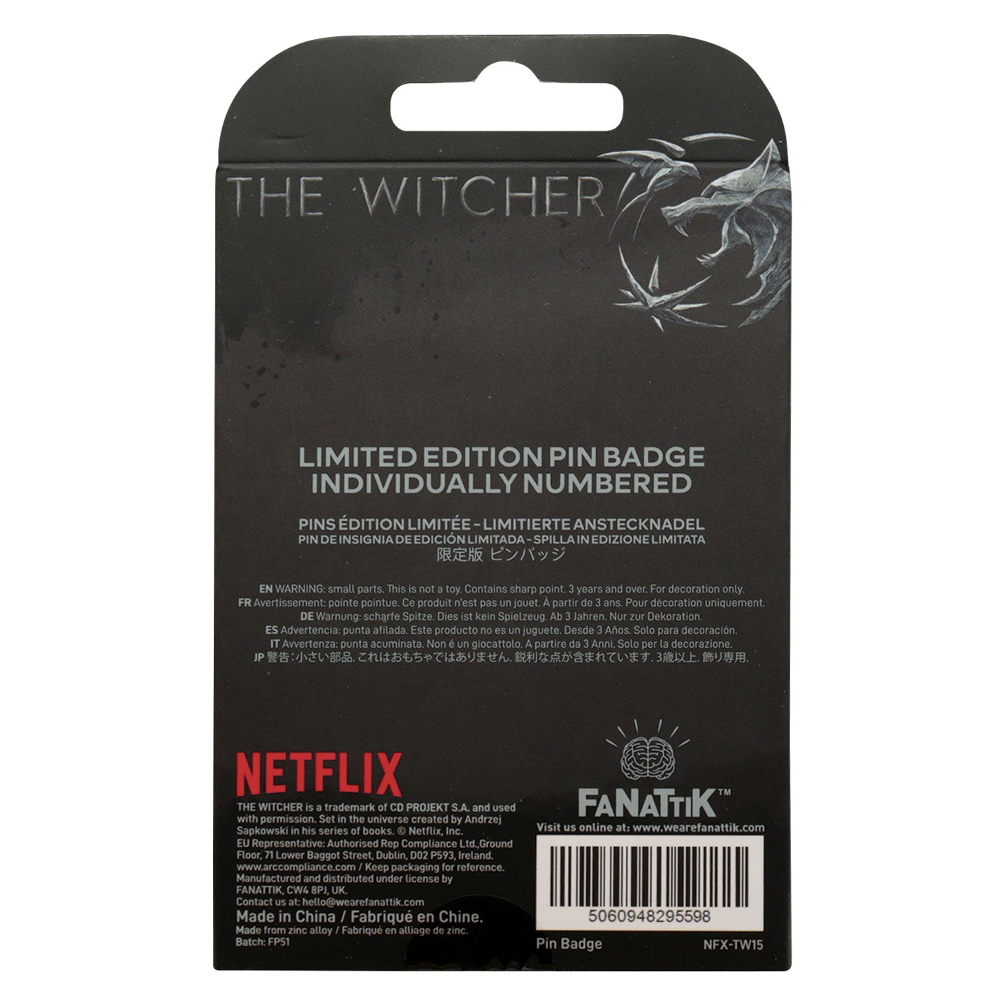 The Witcher Symbol Pin Badge