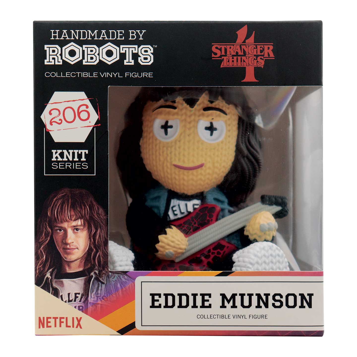 Stranger Things Eddie Munson Vinyl Figure from Handmade by Robots