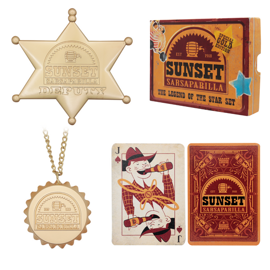 Fallout Sunset Sarsaparilla Legend of the Star Set – Gold Coloured Edition