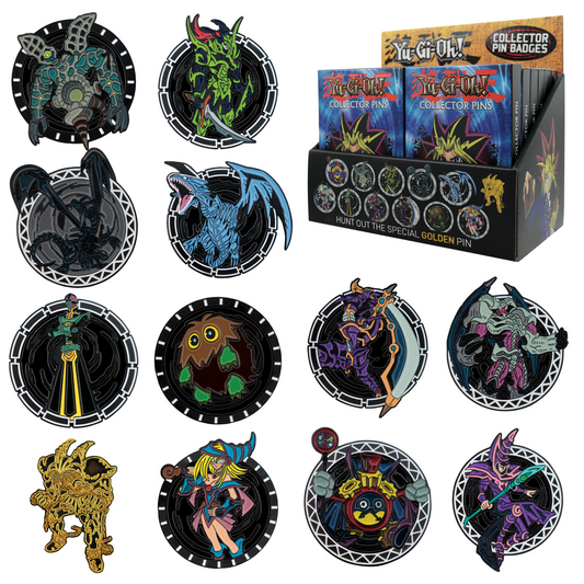 Yu-Gi-Oh! Mystery Pin Badge CDU Containing 12 Blind Boxes